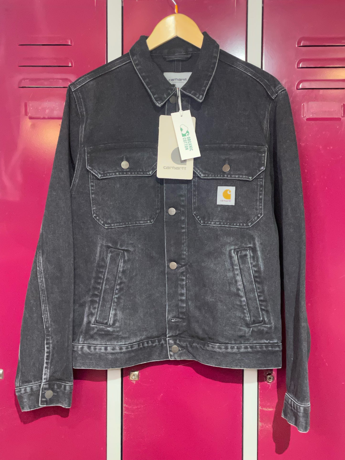 "BRAND NEW" CARHARRT WIP SALEDO DENIM JACKET SZ: M