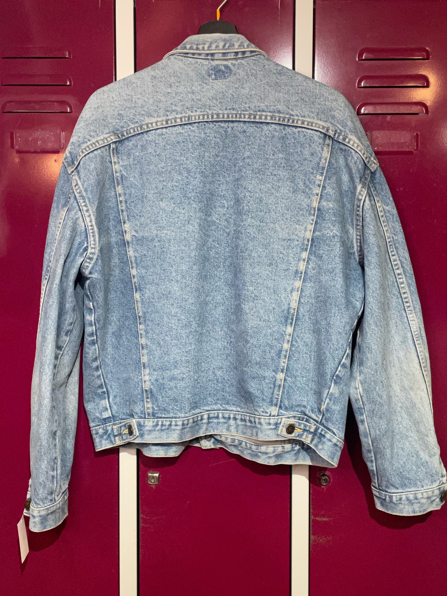 VINTAGE 80s LEE RIDER DENIM JACKET SZ: L