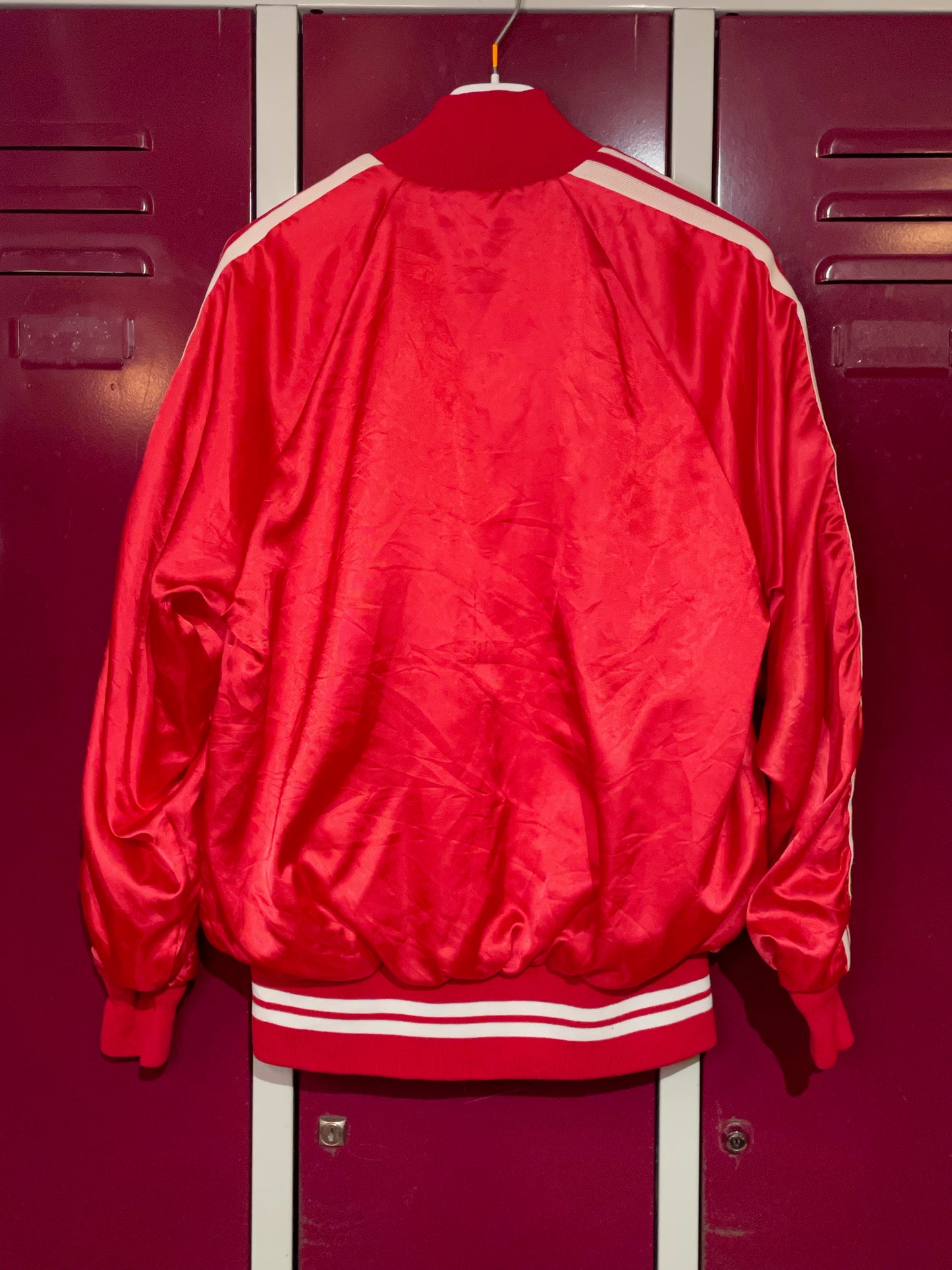 VINTAGE BIKE BY SOUTHERN ATHLETIC SATIN JACKET SZ: S