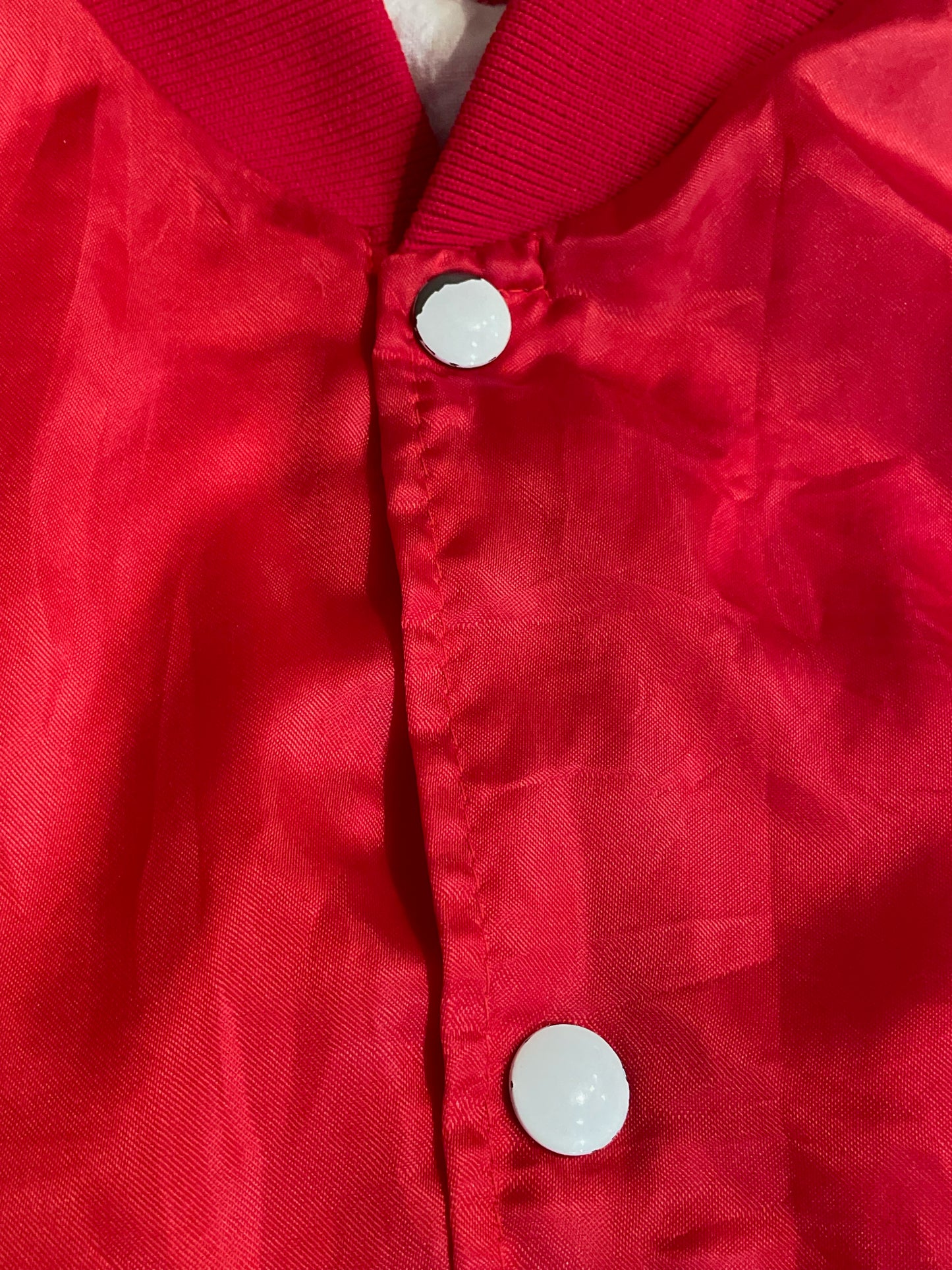 VINTAGE BIKE BY SOUTHERN ATHLETIC SATIN JACKET SZ: S