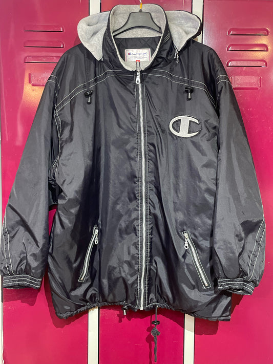VINTAGE 90s CHAMPION WINDBREAKER JACKET  SZ: L