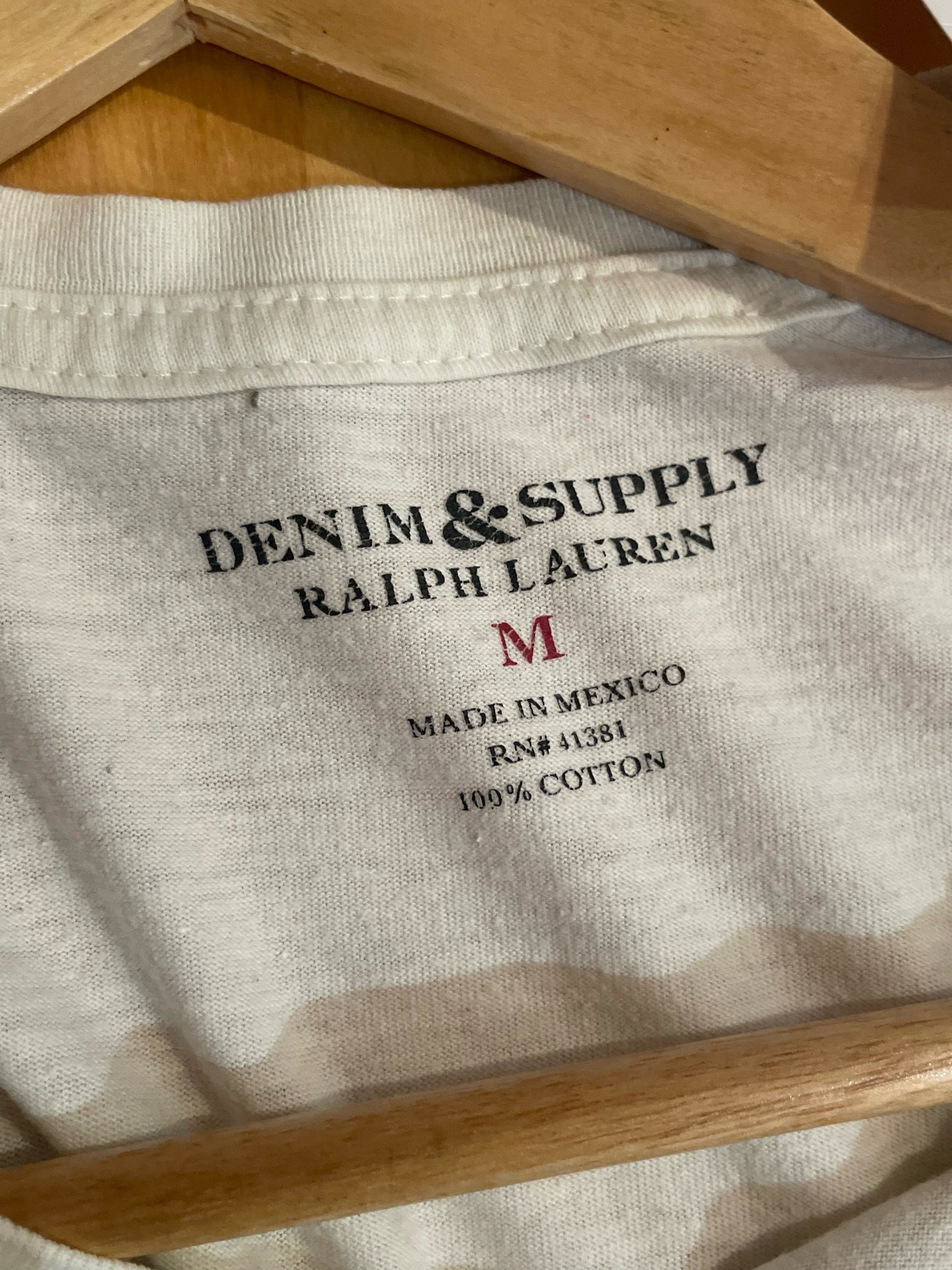 DENIM & SUPPLY RALPH LAUREN "INDIAN CHIEF" T-SHIRT SZ: M