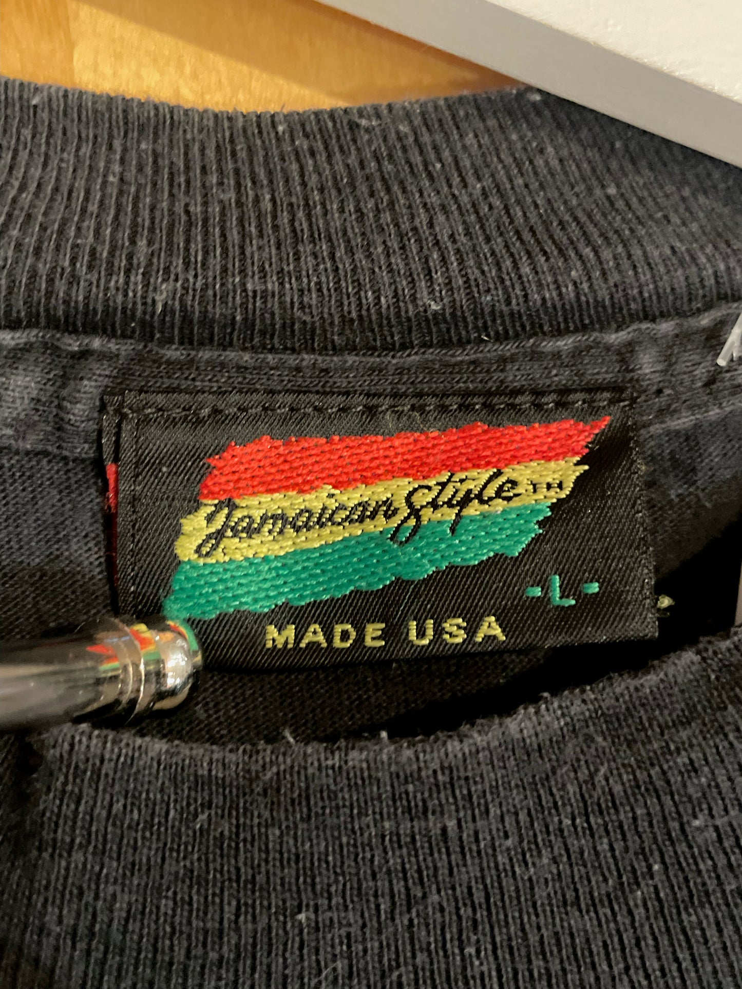 VINTAGE 90s BLUNT JAMAICAN STYLE MADE USA T-SHIRT SZ: L