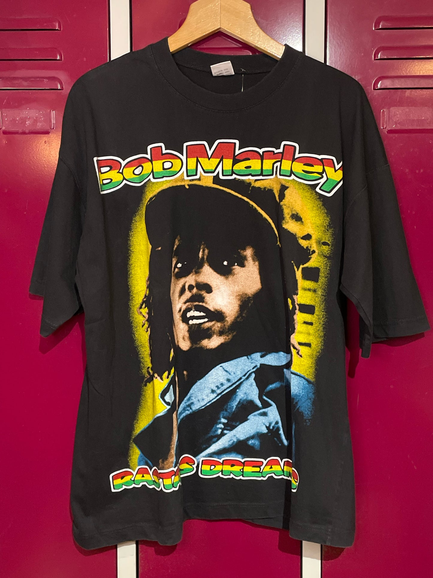 VINTAGE 90s BOB MARLEY "RASTA DREAM" T-SHIRT SZ: XL