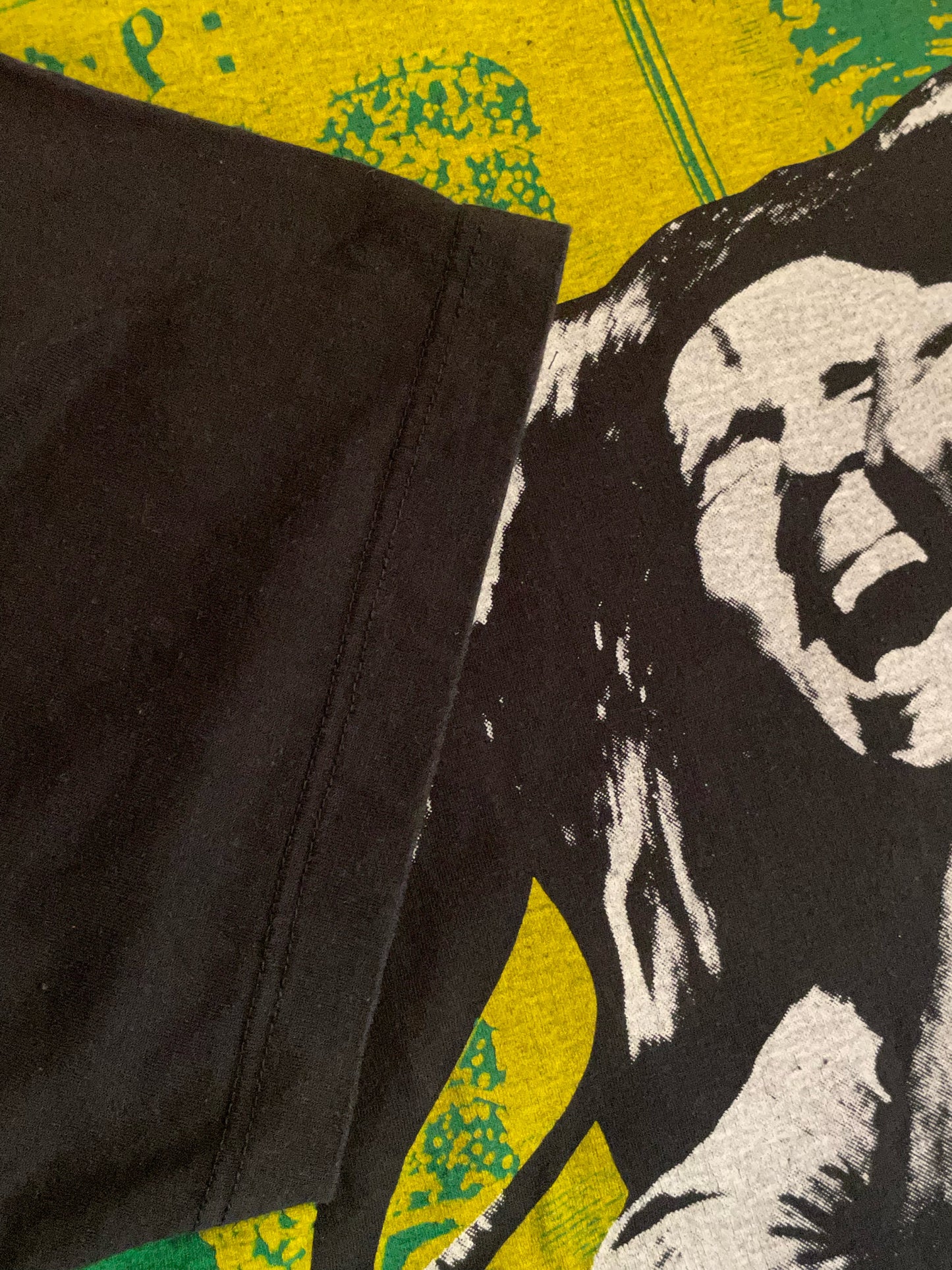 VINTAGE 90s BOB MARLEY JAH LIVE! "JAH RASTA MUSIC T-SHIRT SZ: M