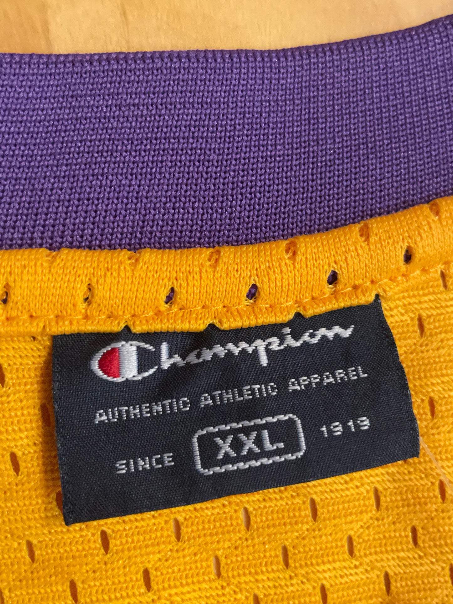 RETRO CHAMPION LOS ANGELES LAKERS "MAGIC JOHNSON" NBA JERSEY SZ: XXL