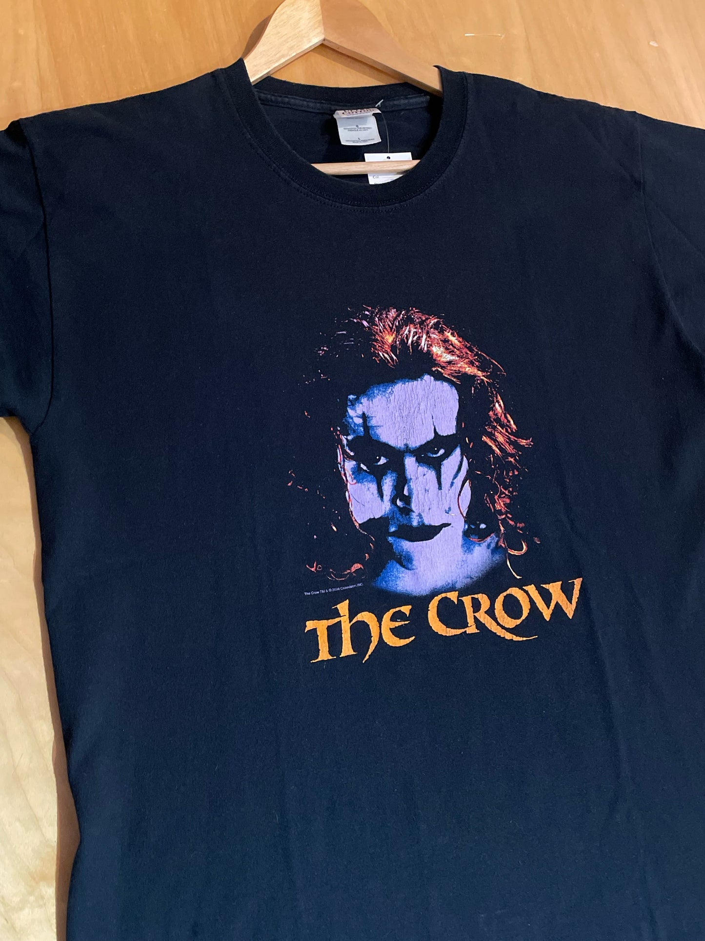 THE CROW "BRANDON LEE" MOVIE T-SHIRT  SZ: L