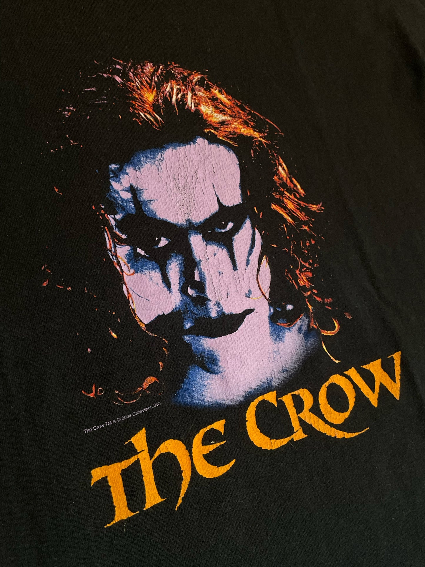 THE CROW "BRANDON LEE" MOVIE T-SHIRT  SZ: L
