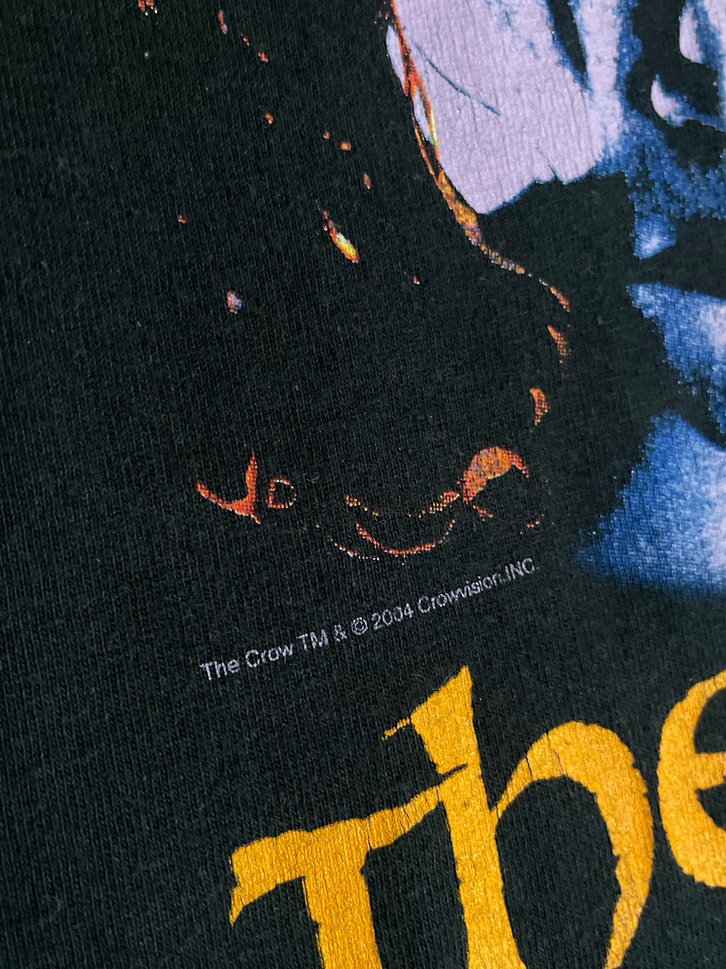 THE CROW "BRANDON LEE" MOVIE T-SHIRT  SZ: L