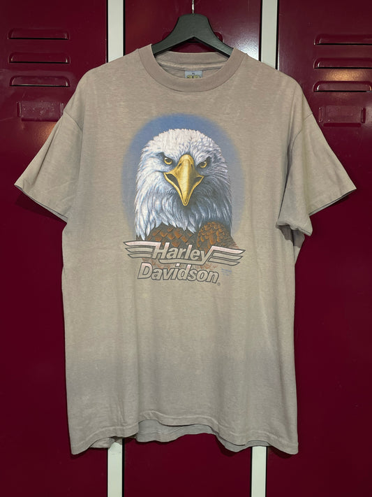 VINTAGE 1990 3D EMBLEM HARLEY DAVIDSON MOTORCYCLES T-SHIRT  SZ: XL