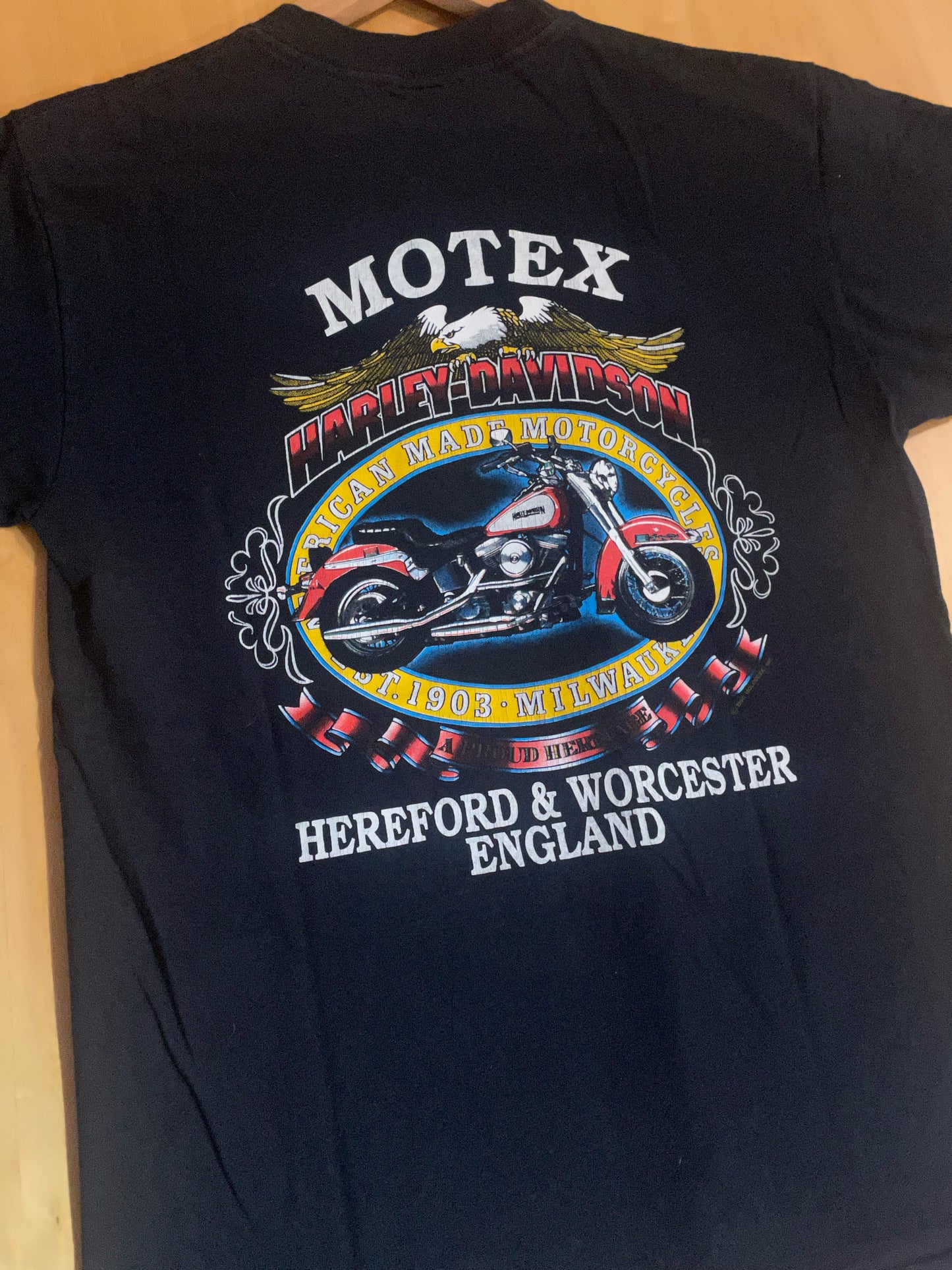 VINTAGE 1991 HARLEY DAVIDSON "COUNTRYSIDE" MOTORCYCLES T-SHIRT  SZ: M