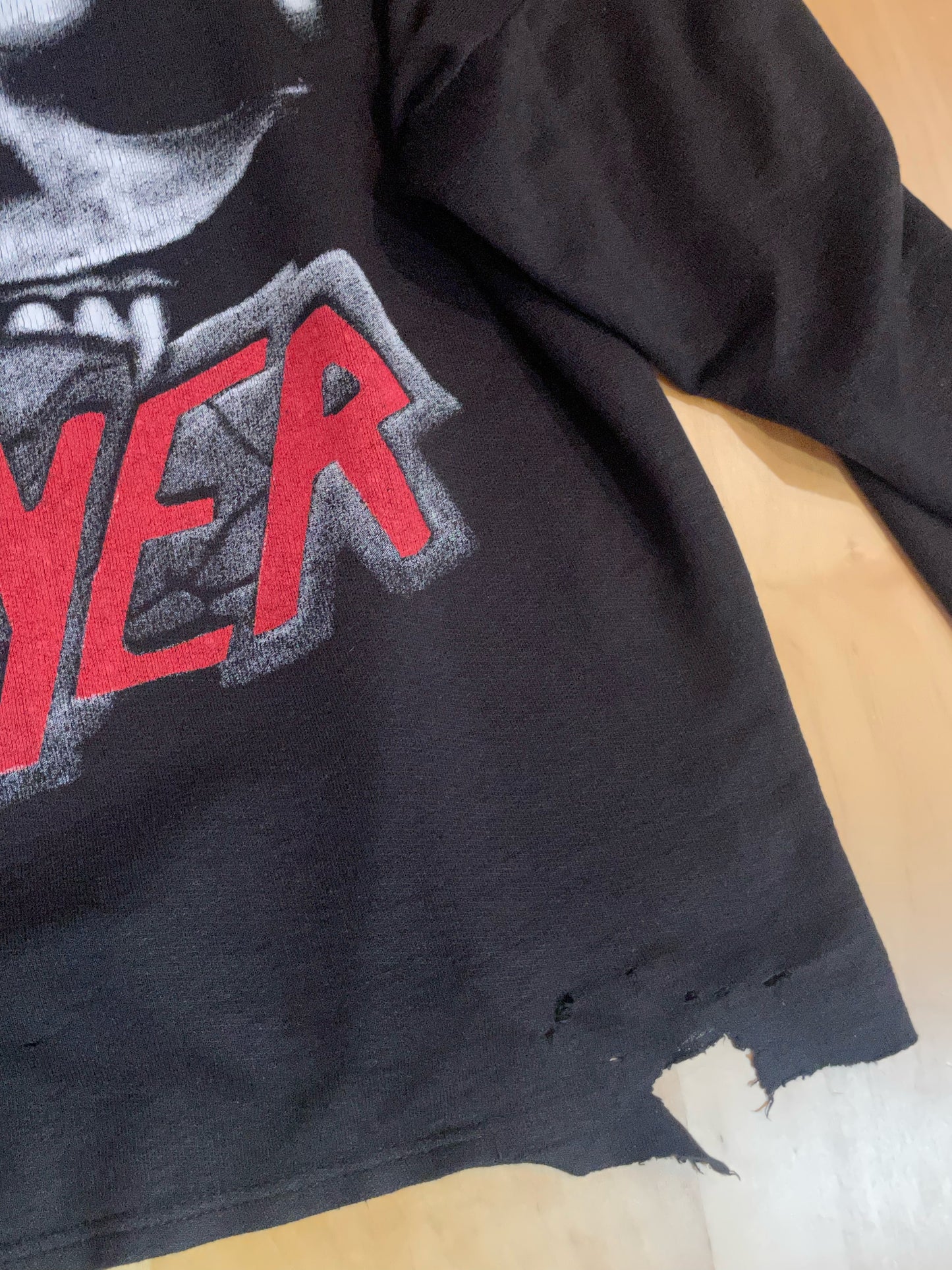 VINTAGE 90s SLAYER MUSICBAND HOODIE SZ: M