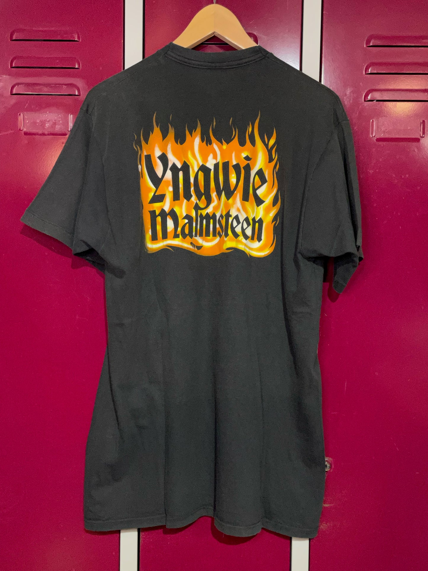 VINTAGE 1992 YNGWIE MALMSTEEN MUSIC BAND T-SHIRT  SZ: XL