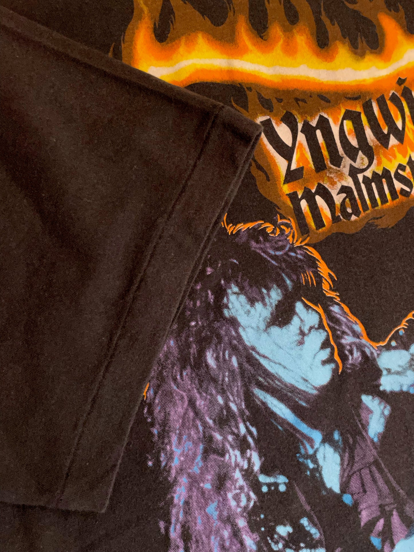 VINTAGE 1992 YNGWIE MALMSTEEN MUSIC BAND T-SHIRT  SZ: XL