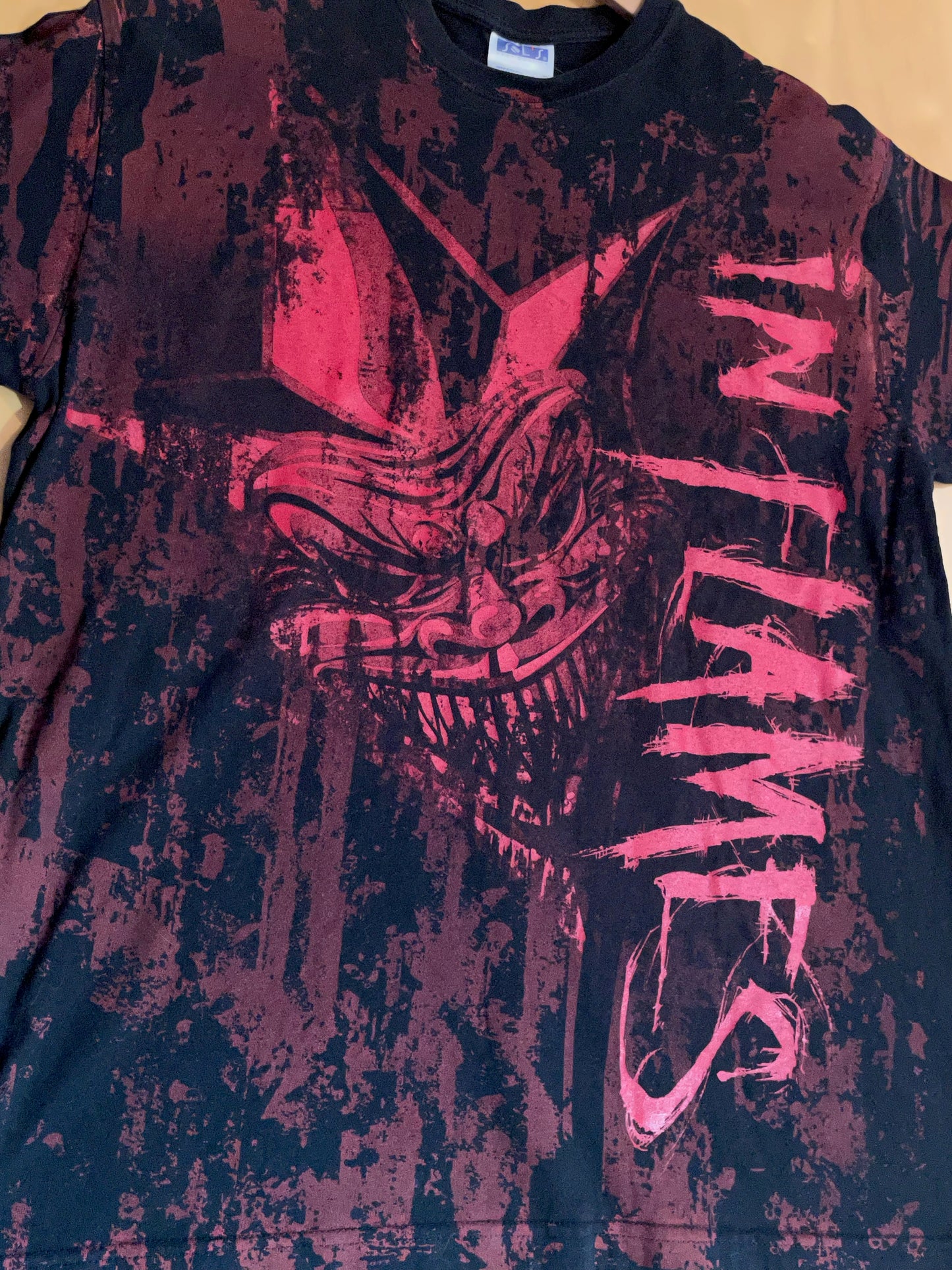 IN FLAMES "ALL OVER PRINT" MUSIC BAND T-SHIRT SZ: M