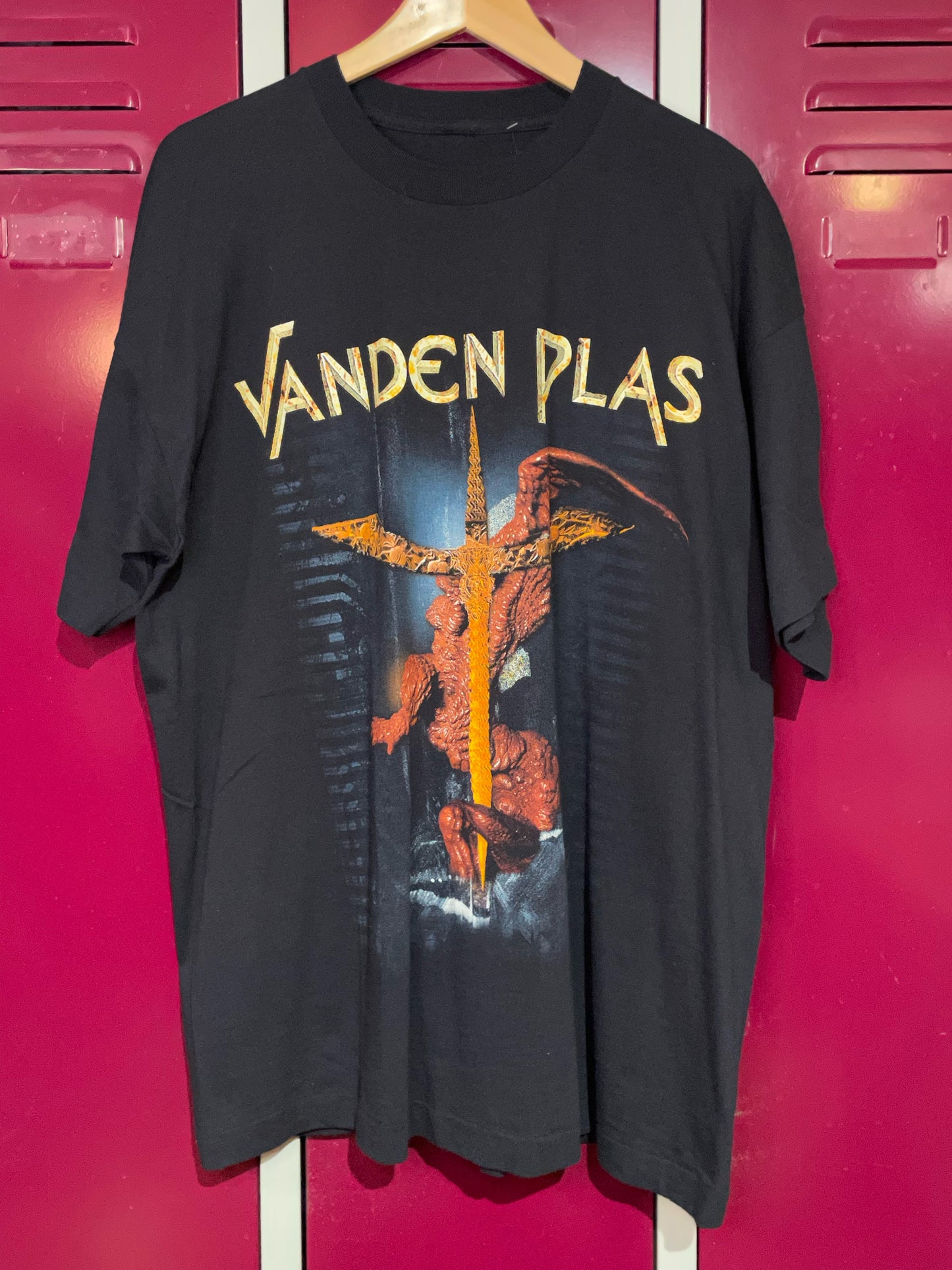 VINTAGE 1997 VANDEN PLAS "THE GOD THING" MUSIC BAND T-SHIRT SZ: XL
