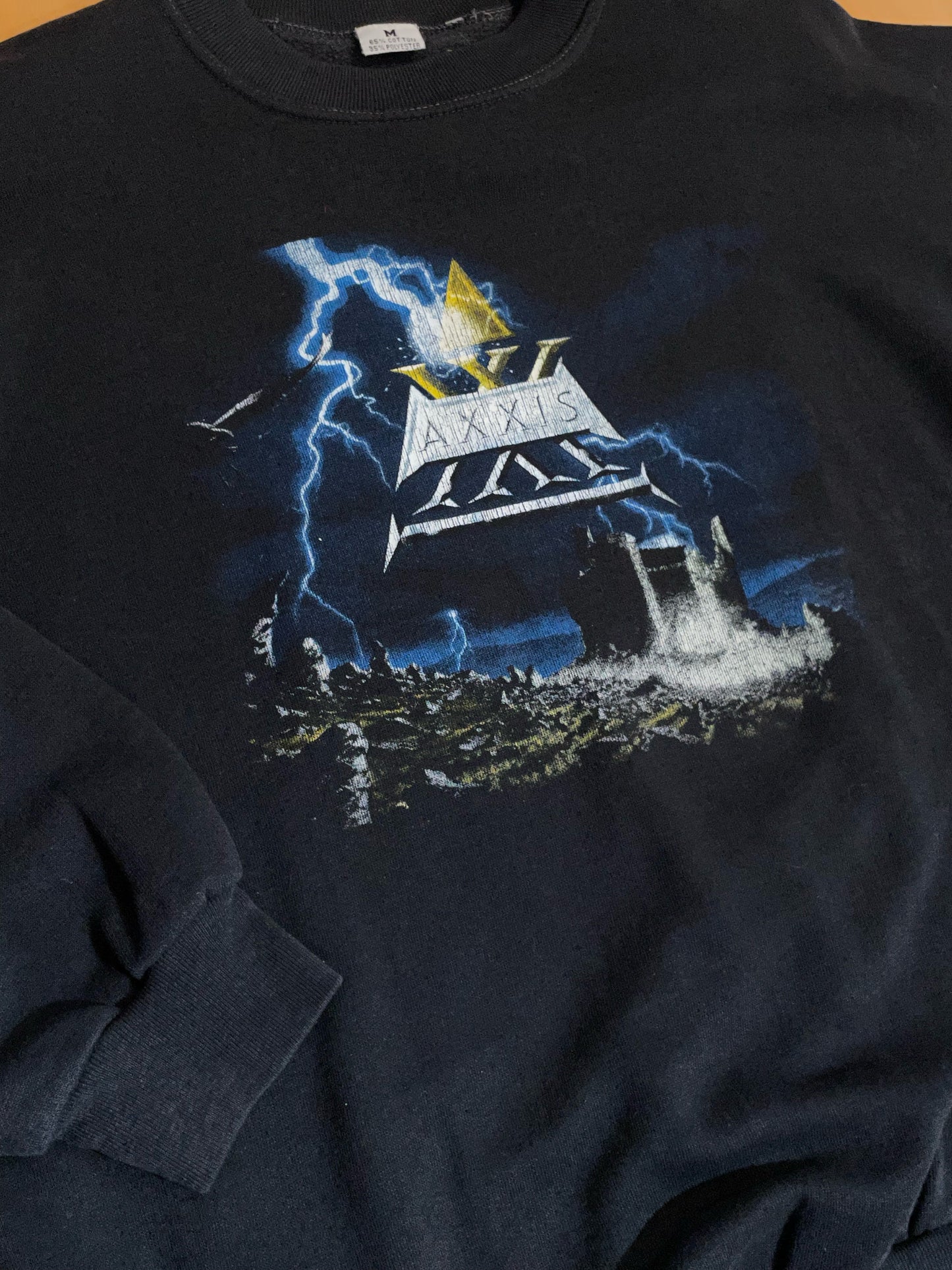 VINTAGE 90s AXXIS CREWNECK SWEATSHIRT SZ: M