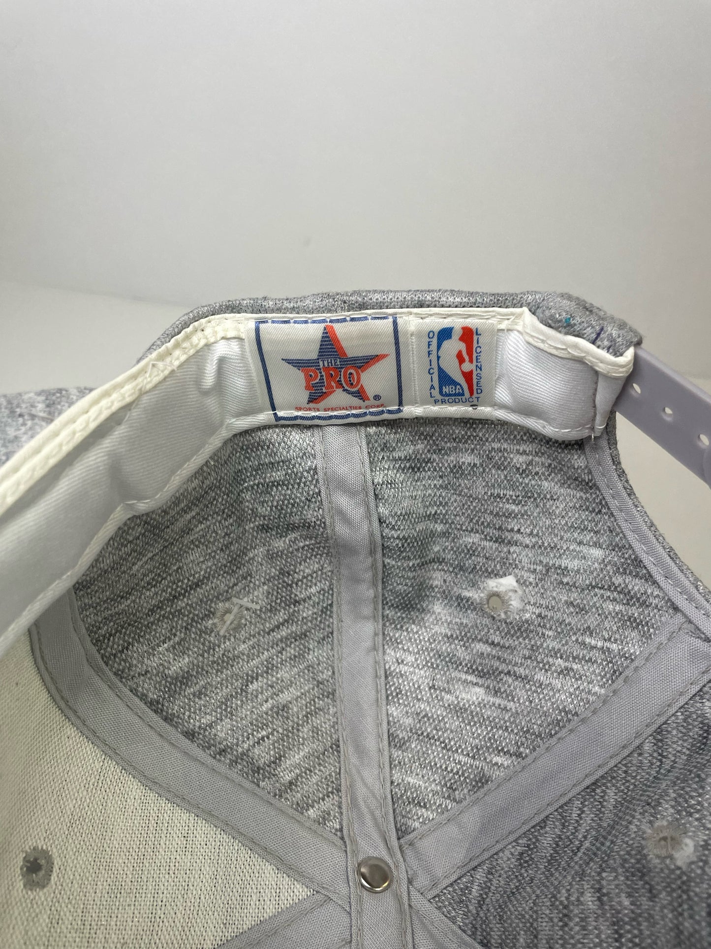 "DS" VINTAGE 90s CHARLOTTE HORNETS SPORTS SPECIALTIES SCRIPT SNAPBACK HAT