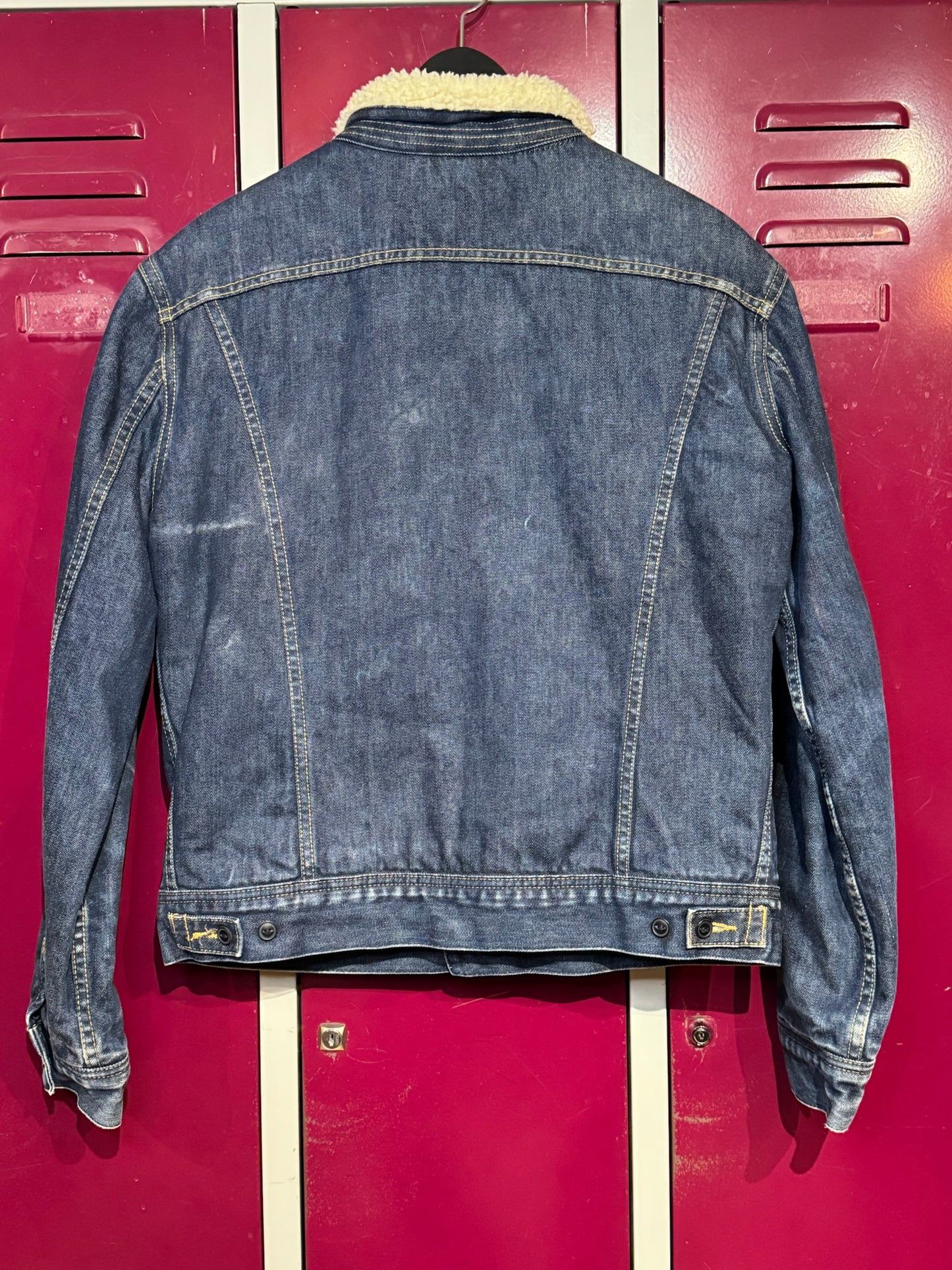 LEE RIDER SHERPA DENIM JACKET SZ: M