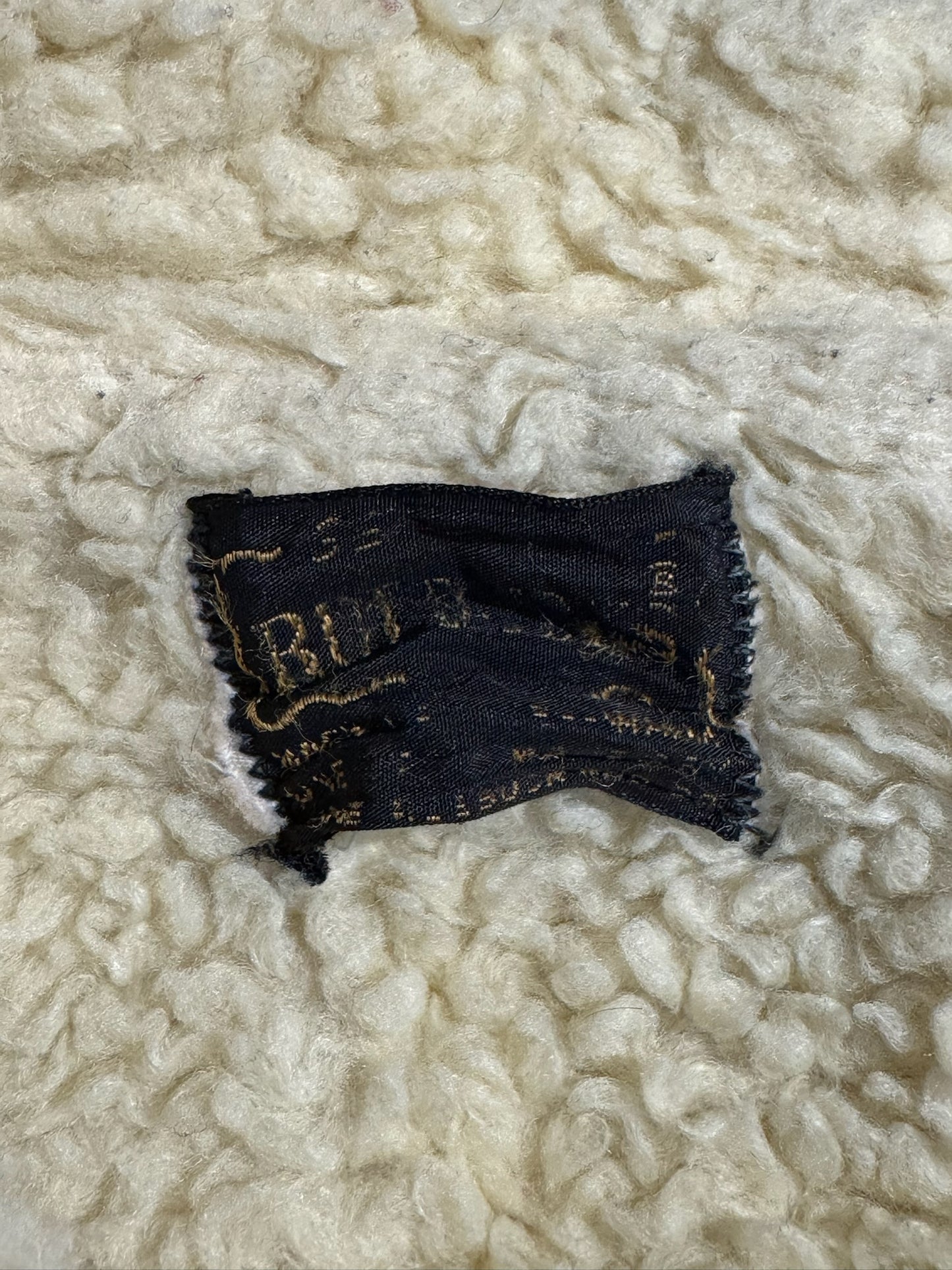 VINTAGE ROEBUCKS RANCH SHERPA DENIM JACKET SZ: L