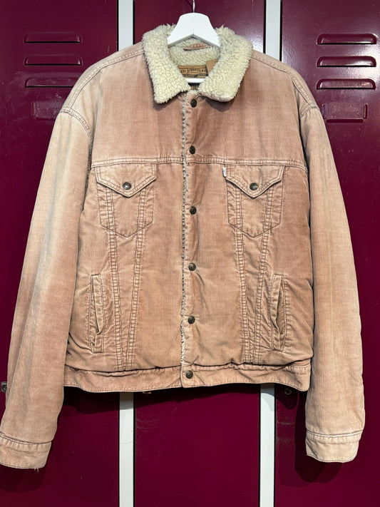 LEVI'S VINTAGE 90s CORDUROY SHERPA DENIM JACKET  SZ: XXL