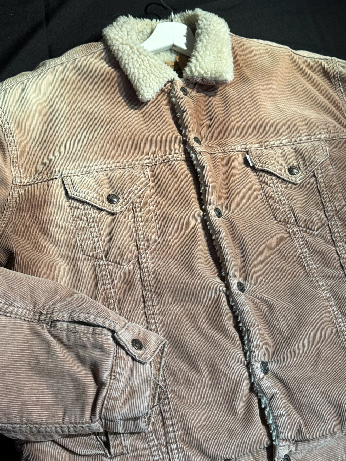 LEVI'S VINTAGE 90s CORDUROY SHERPA DENIM JACKET SZ: XXL