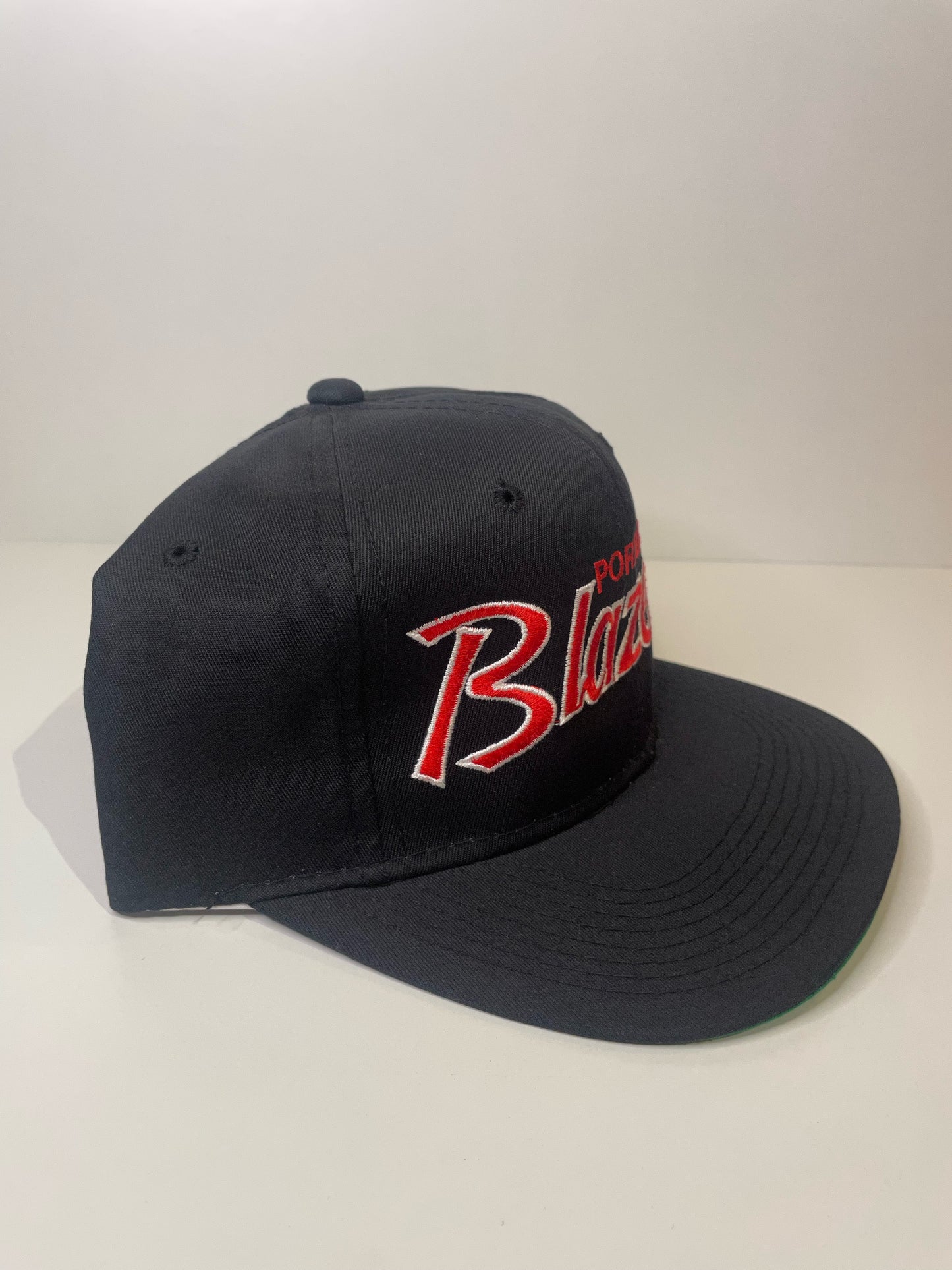 "DS" VINTAGE 90s PORTLAND BLAZERS SPORTS SPECIALTIES SCRIPT SNAPBACK HAT
