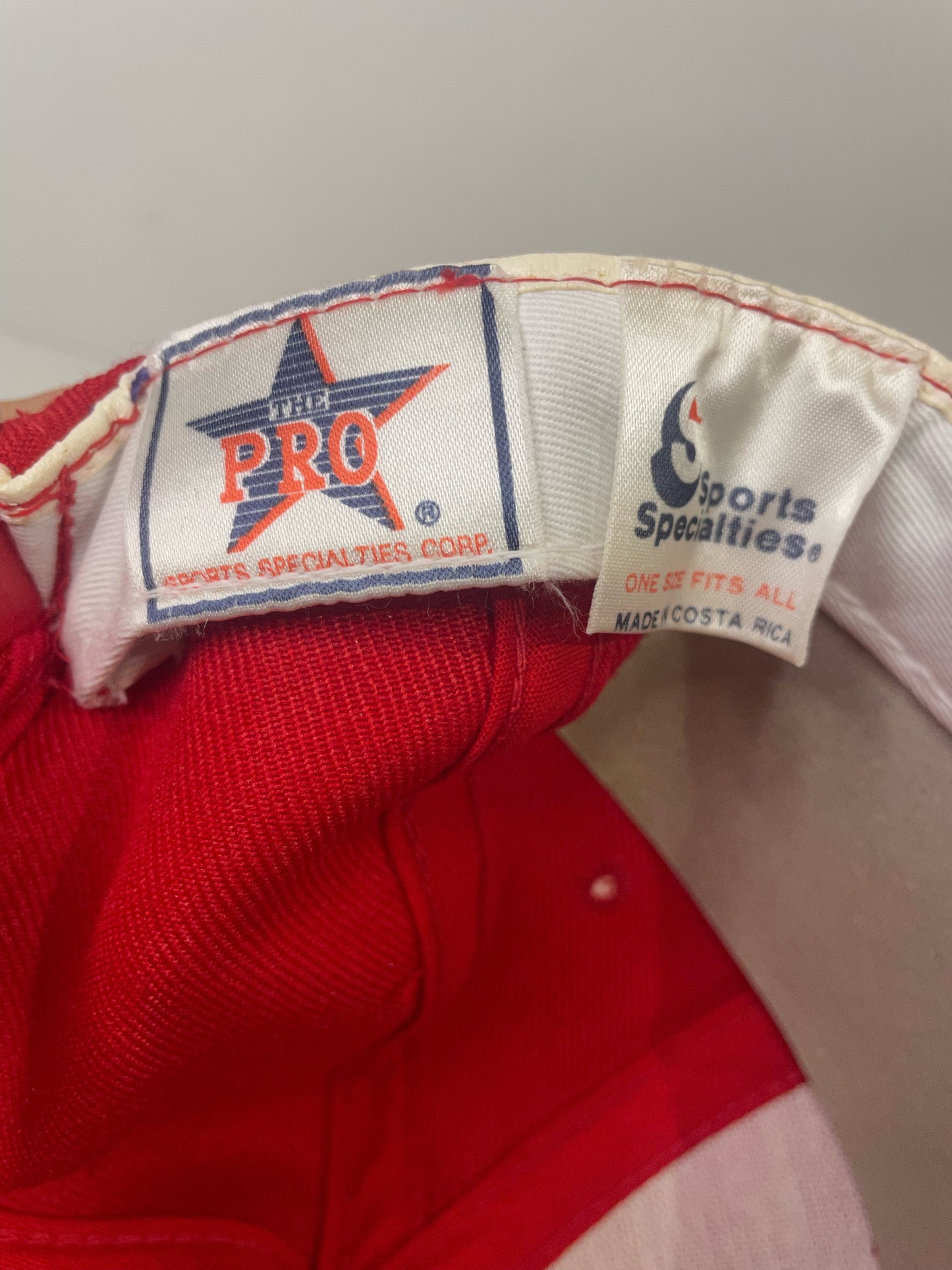 "DS" VINTAGE 90s SAN FRANCISCO 49ERS SPORTS SPECIALTIES SCRIPT SNAPBACK HAT