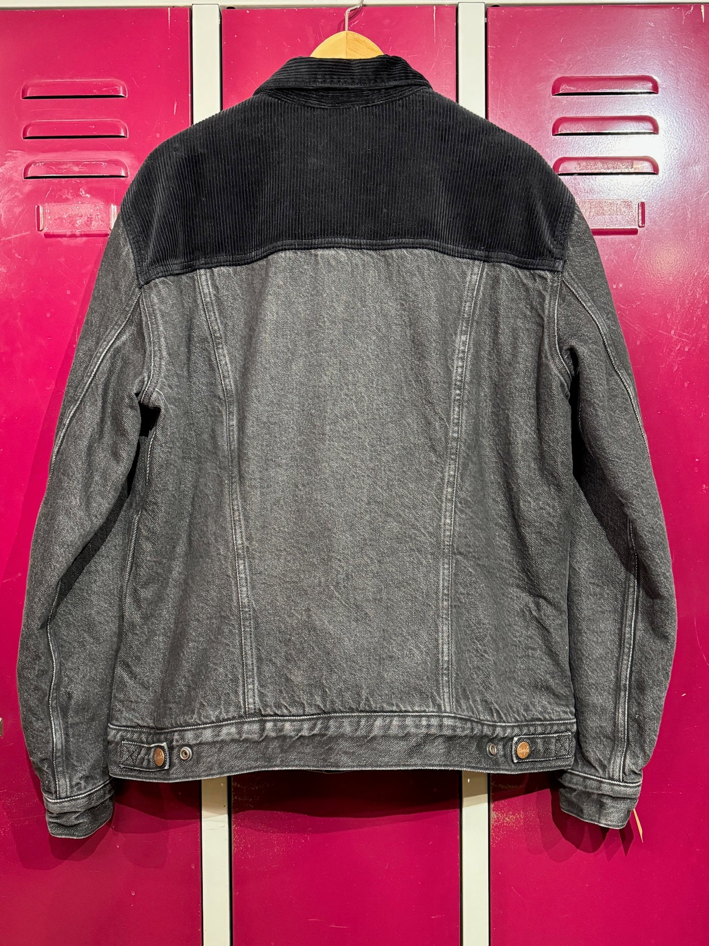 WRANGLER SHERPA DENIM & CORDUROY JACKET SZ: XL