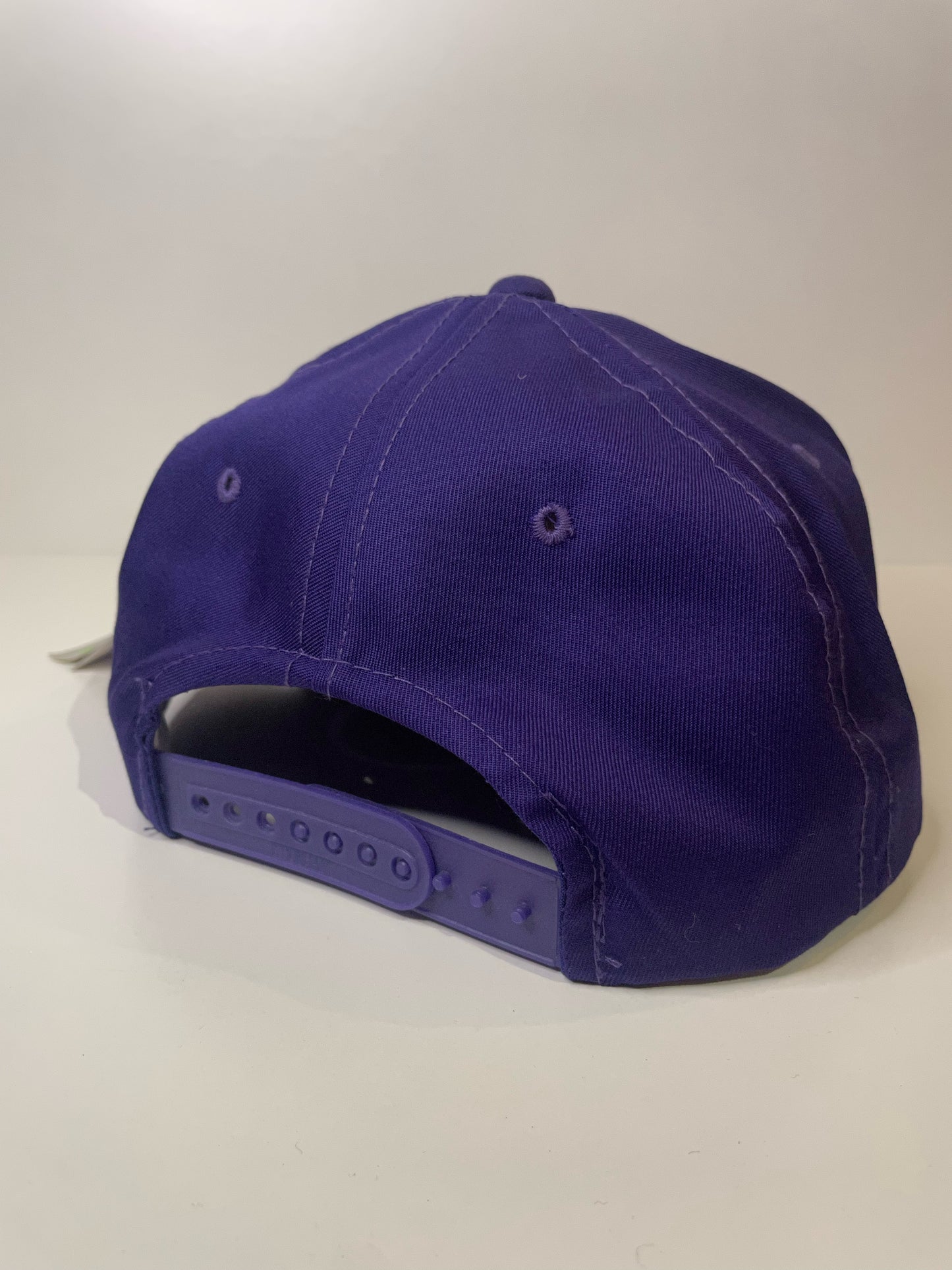 "DS" VINTAGE 90s MINNESOTA VIKINGS SPORTS SPECIALTIES SCRIPT SNAPBACK HAT
