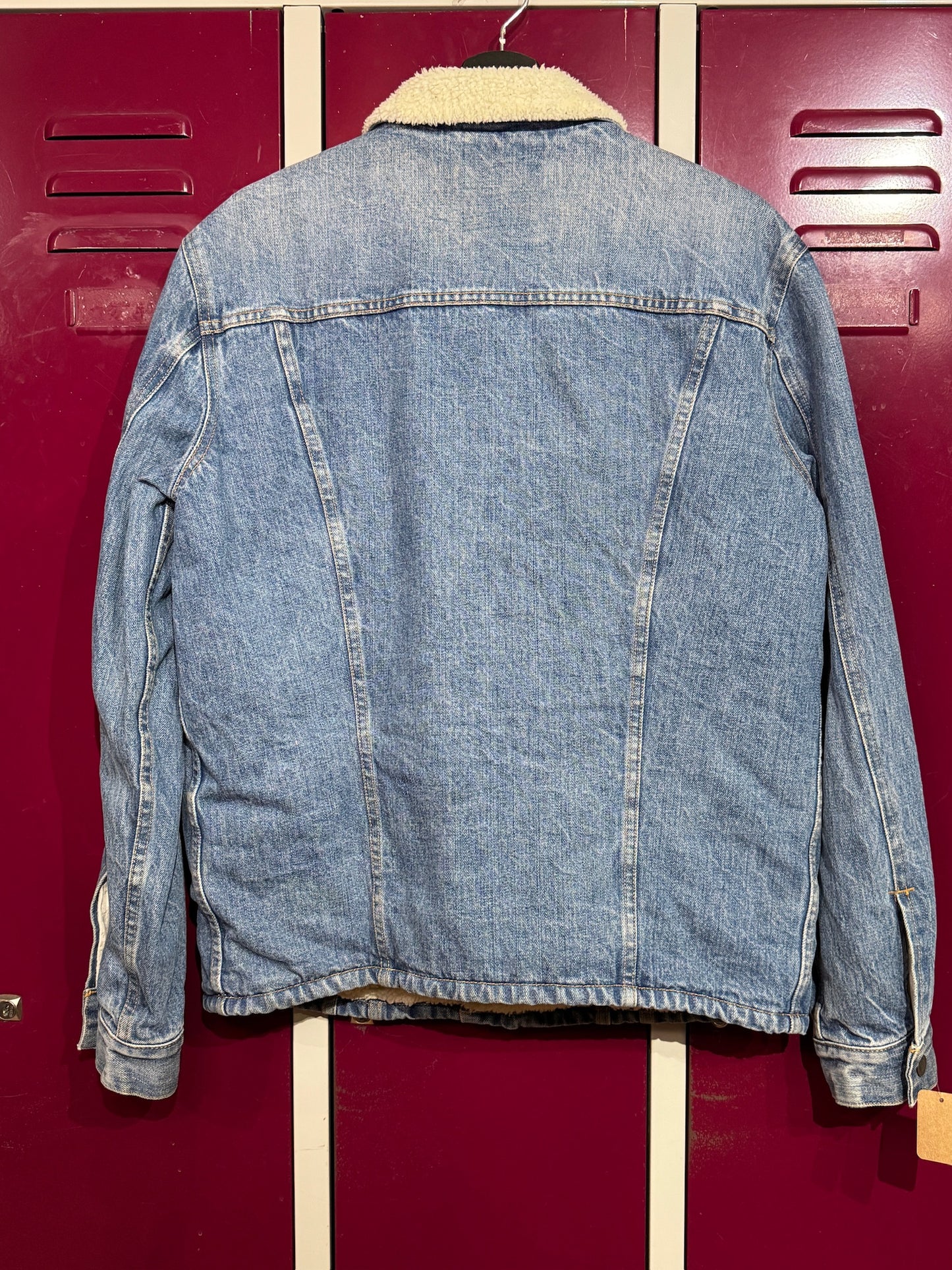LEVI'S SHERPA "MADE IN U.S.A" DENIM JACKET SZ: M
