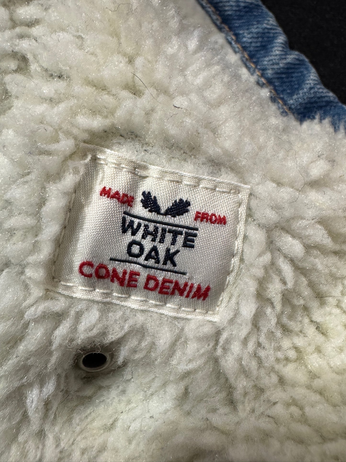 LEVI'S SHERPA "MADE IN U.S.A" DENIM JACKET SZ: M