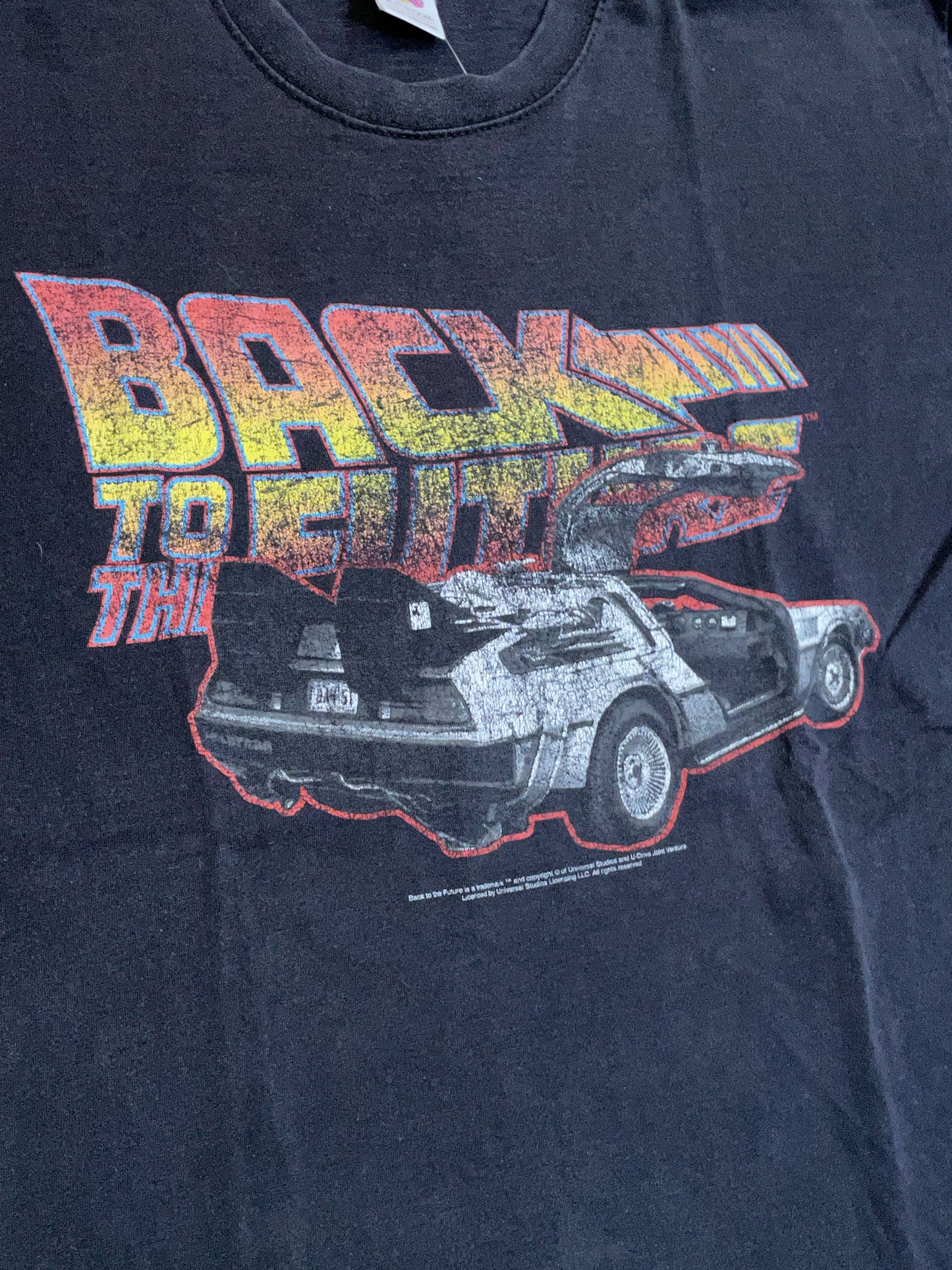 BACK TO THE FUTUR MOVIE T-SHIRT SZ: M