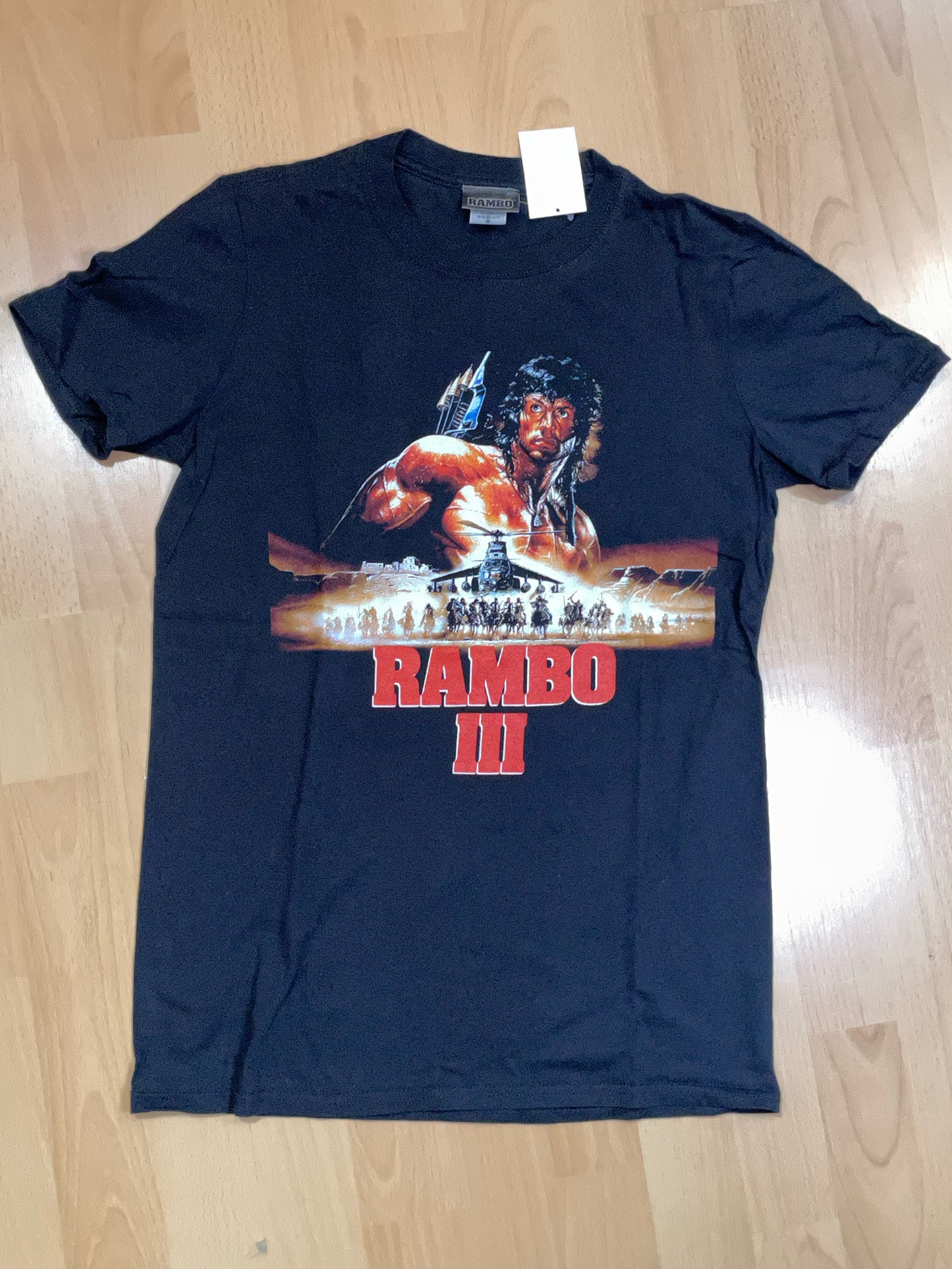 RAMBO III MOVIE T-SHIRT SZ: S