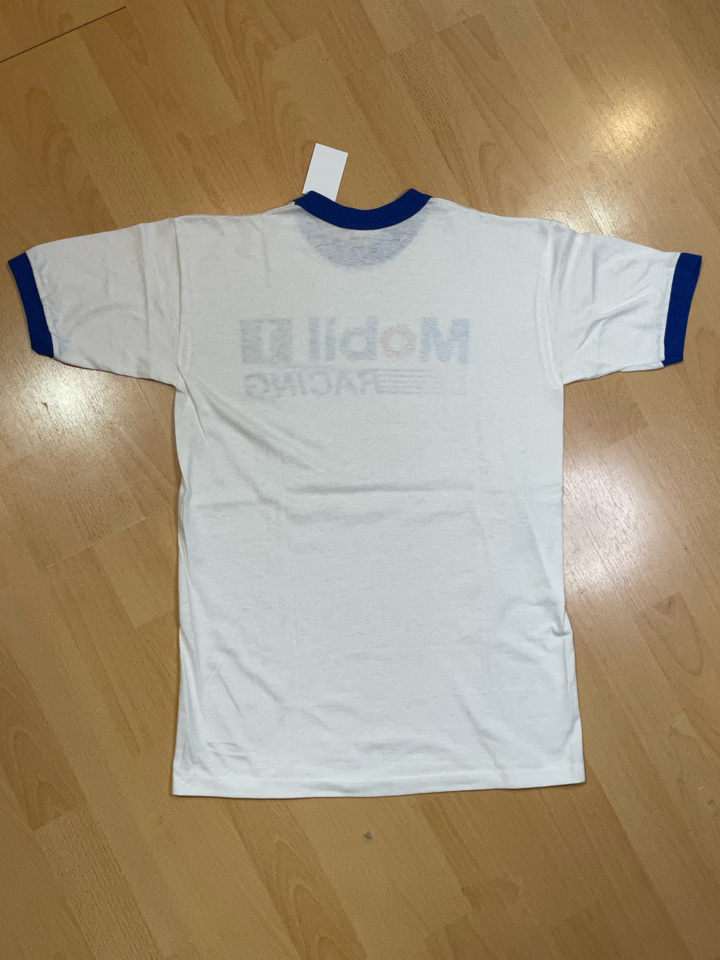 VINTAGE 80s MOBIL 1 RACING T-SHIRT SZ: M
