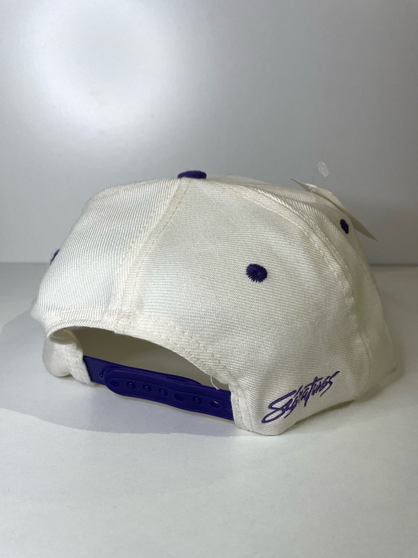 "DS" VINTAGE 90s LOS ANGELES LAKERS AJD SNAPBACK CAP HAT