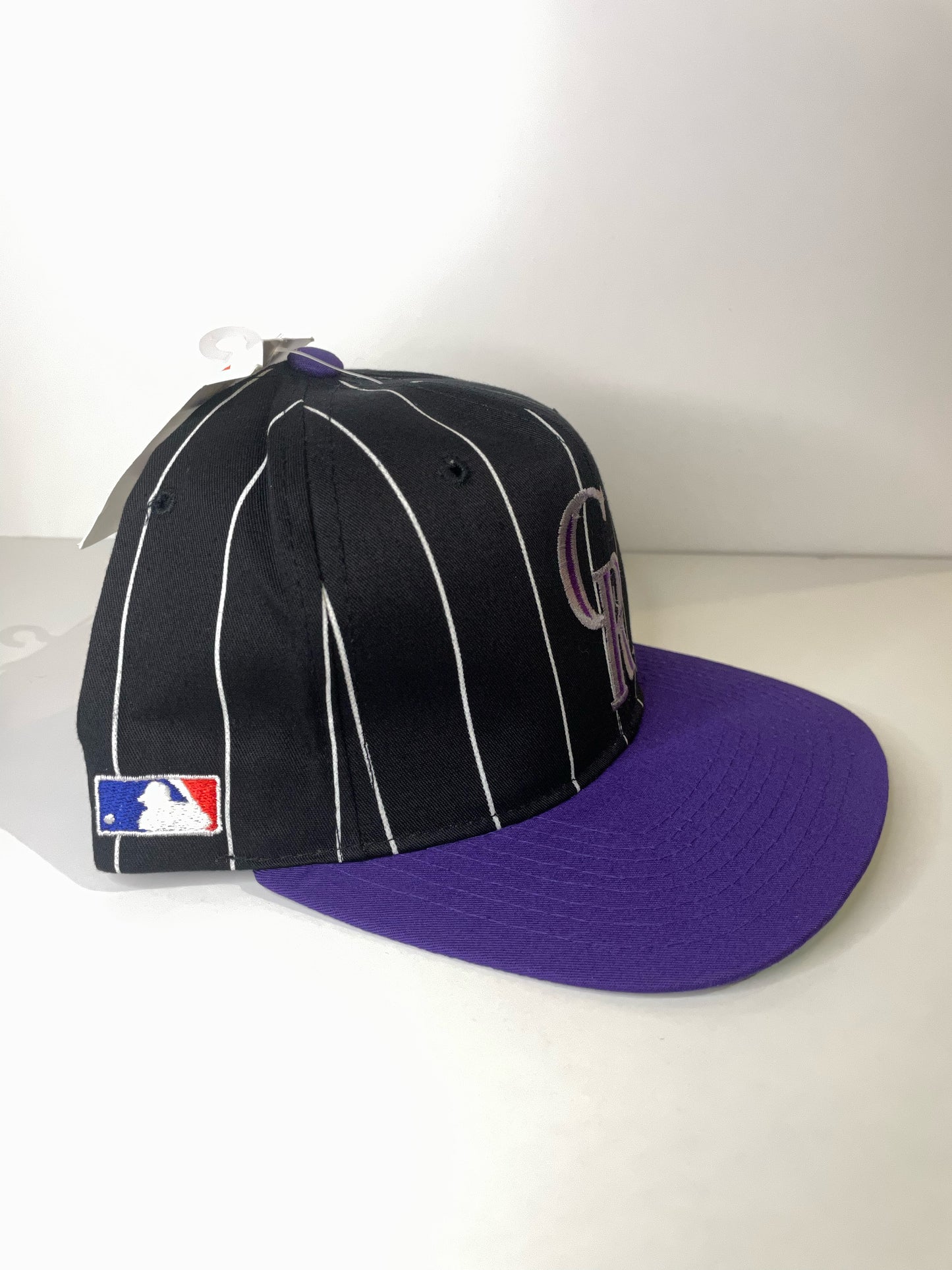 "DS" VINTAGE 90s COLORADO ROCKIES AMCAP SNAPBACK CAP HAT