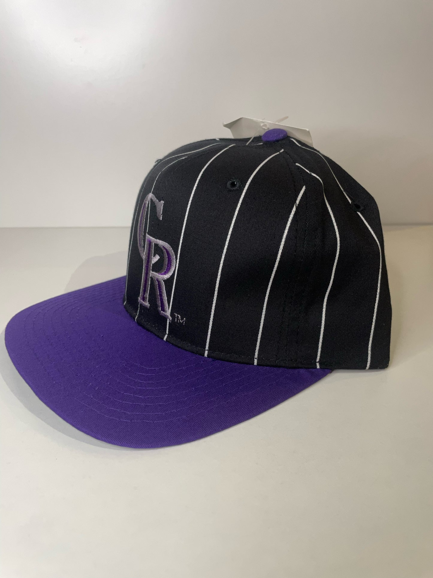 "DS" VINTAGE 90s COLORADO ROCKIES AMCAP SNAPBACK CAP HAT