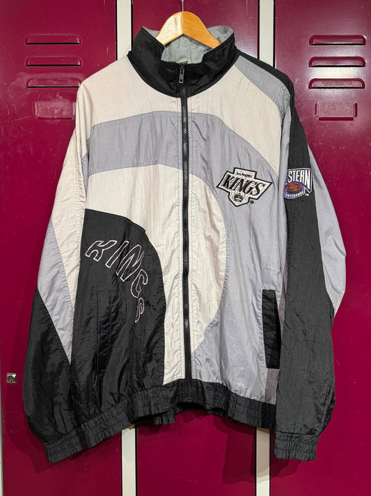 VINTAGE 90s PRO PLAYER LOS ANGELES KINGS NHL HOCKEY JACKET  SZ: XL