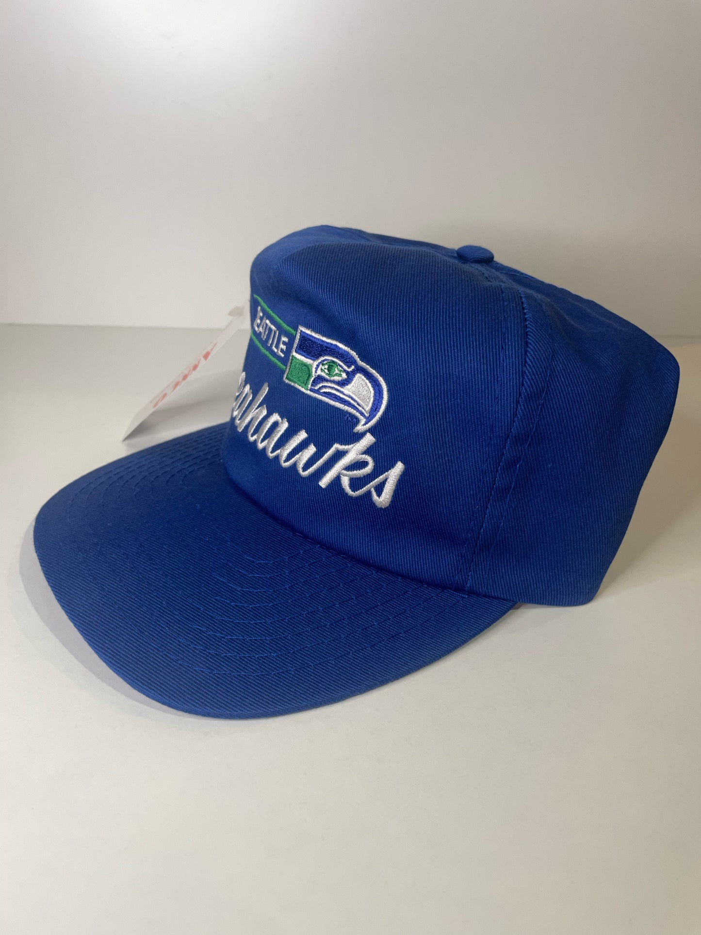 "DS" VINTAGE 90s SEATTLE SEAHAWKS ANNCO SNAPBACK CAP HAT