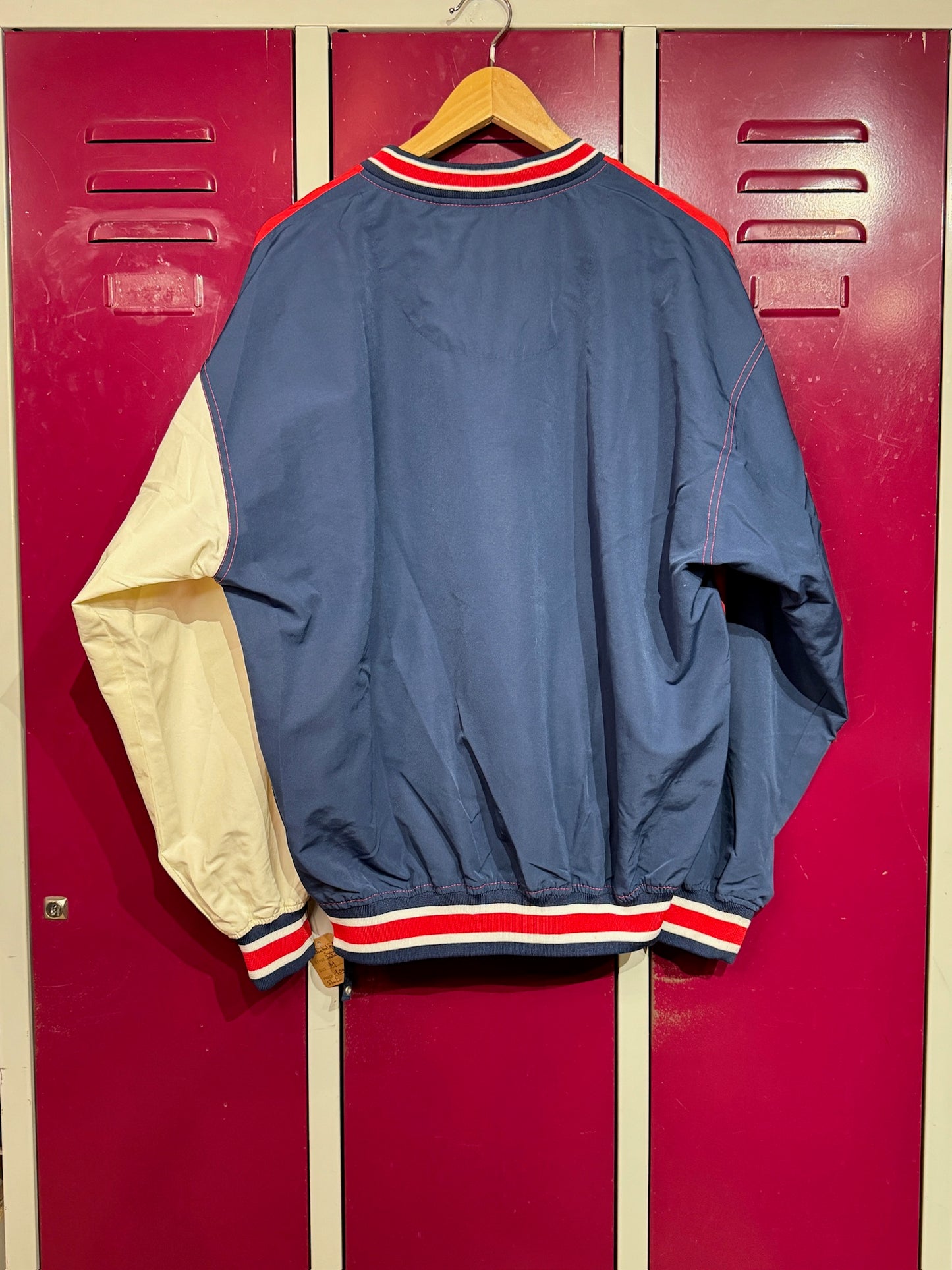 VINTAGE 90s STARTER CLEVELAND INDIANS PULLOVER WINDBREAKER JACKET SZ: M