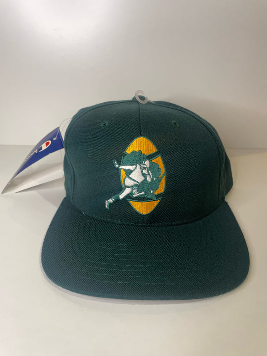 "DS" VINTAGE 90s GREEN BAY PACKERS CHAMPION SNAPBACK CAP HAT
