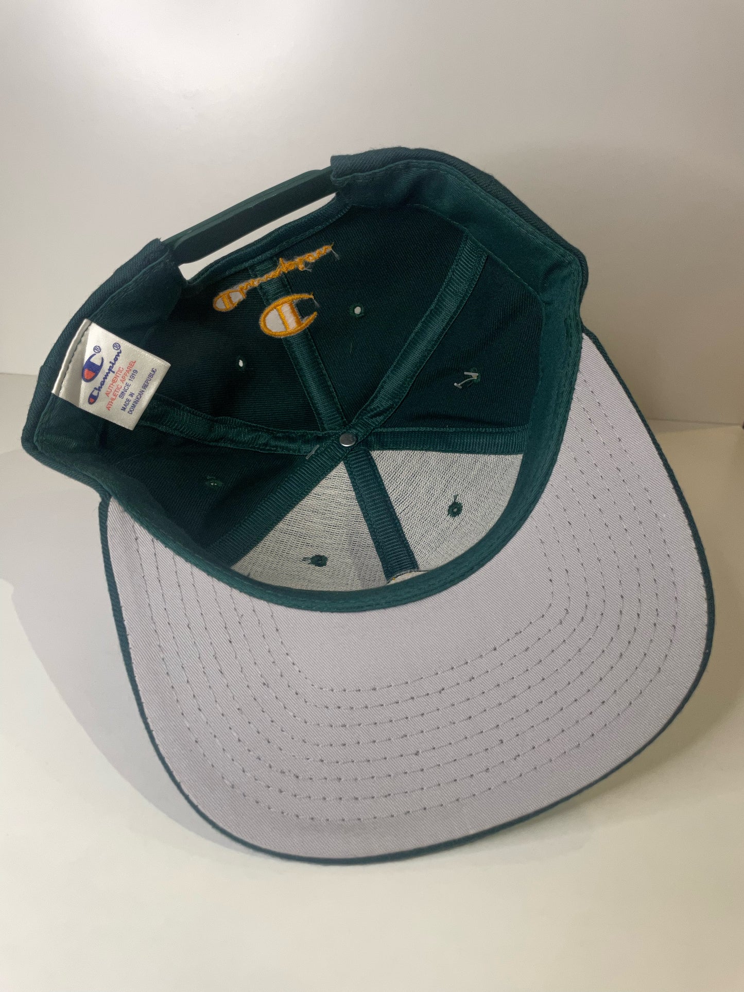 "DS" VINTAGE 90s GREEN BAY PACKERS CHAMPION SNAPBACK CAP HAT