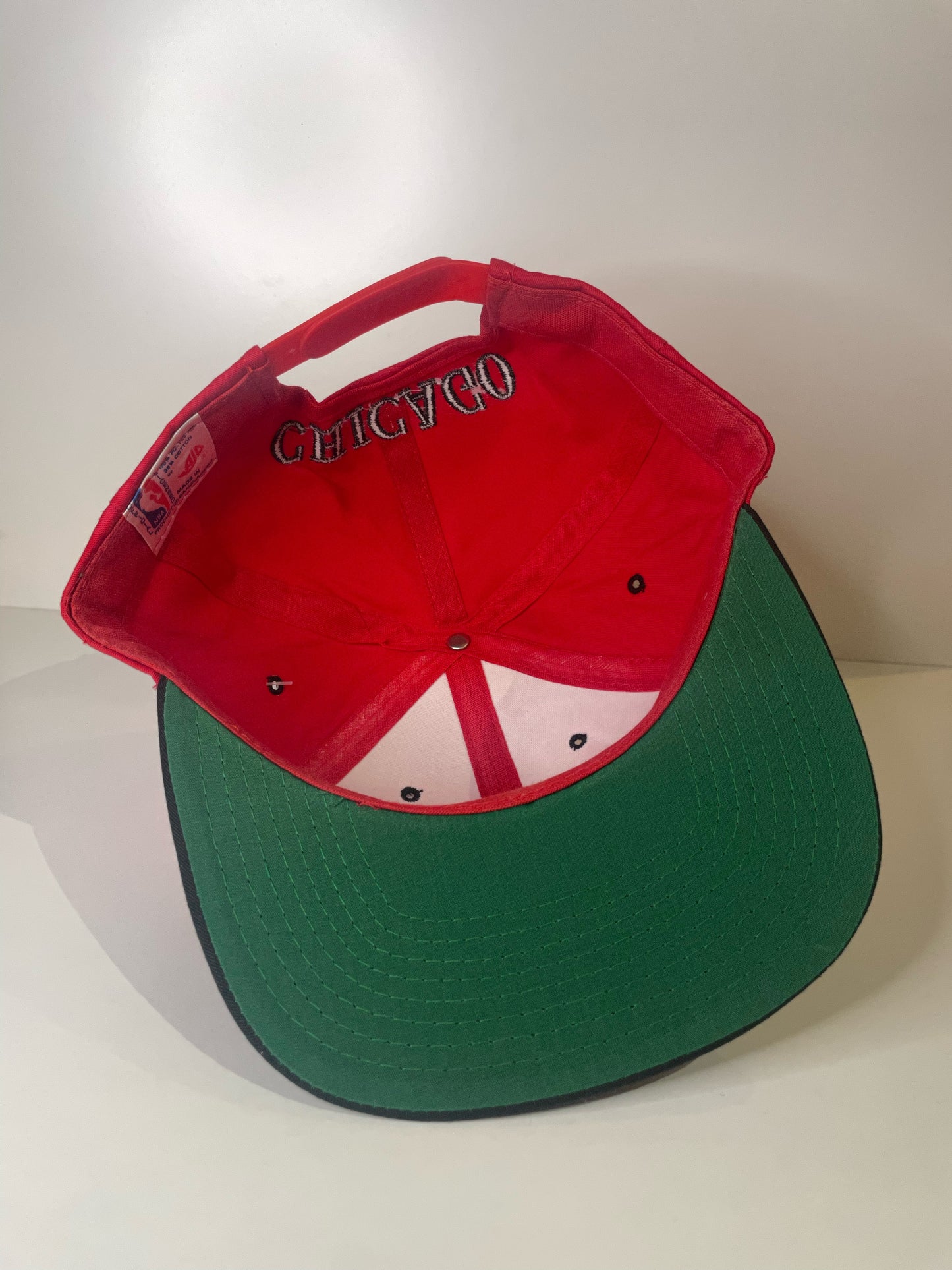 "DS" VINTAGE 90s CHICAGO BULLS AJD SNAPBACK CAP HAT