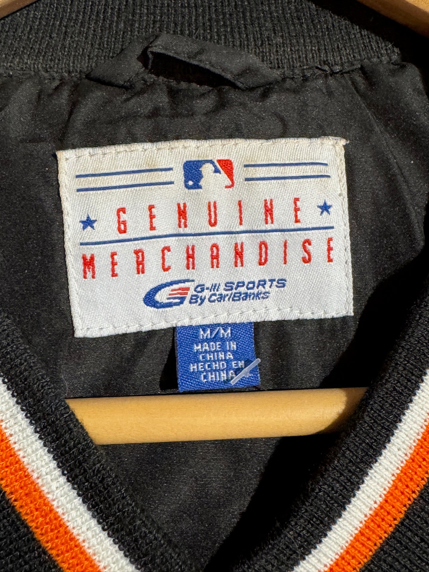 VINTAGE G-III SPORTS SAN FRANCISCO GIANTS PULLOVER WINDBREAKER JACKET SZ: M