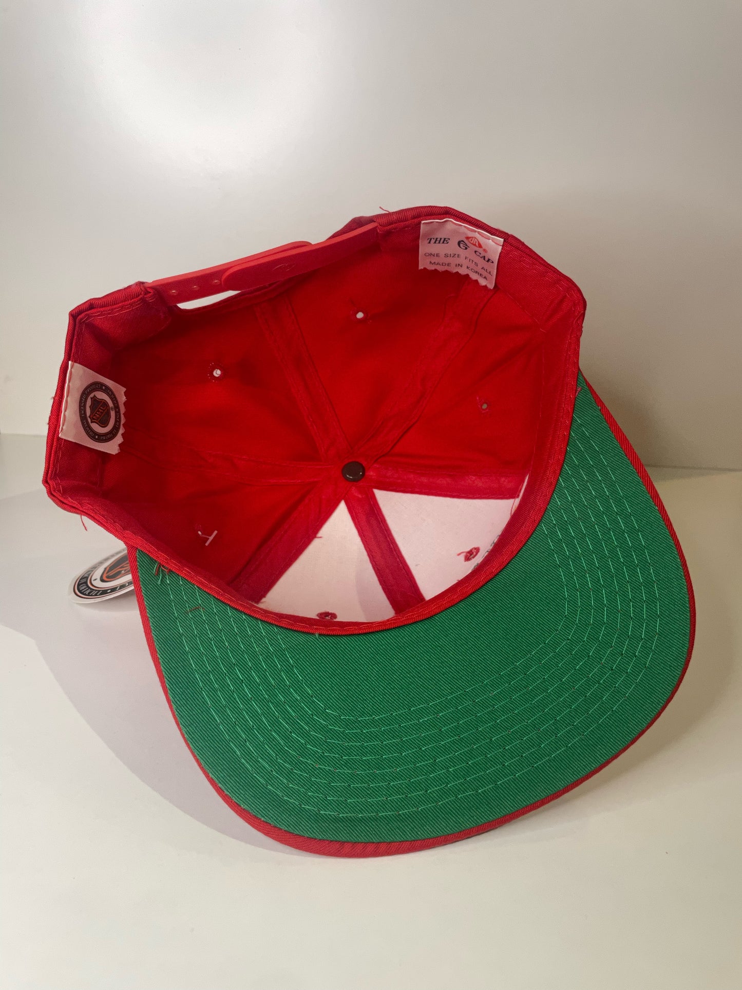 "DS" VINTAGE 90s CHICAGO BLACKHAWKS THE G CAP SNAPBACK CAP HAT