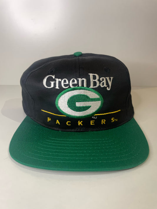 "DS" VINTAGE 90s GREEN BAY PACKERS EASTPORT SNAPBACK CAP HAT