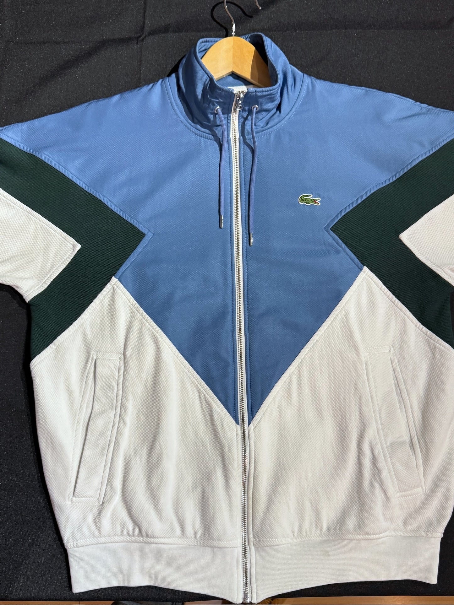 LACOSTE TRACKSUIT TOP SZ: 4 / M