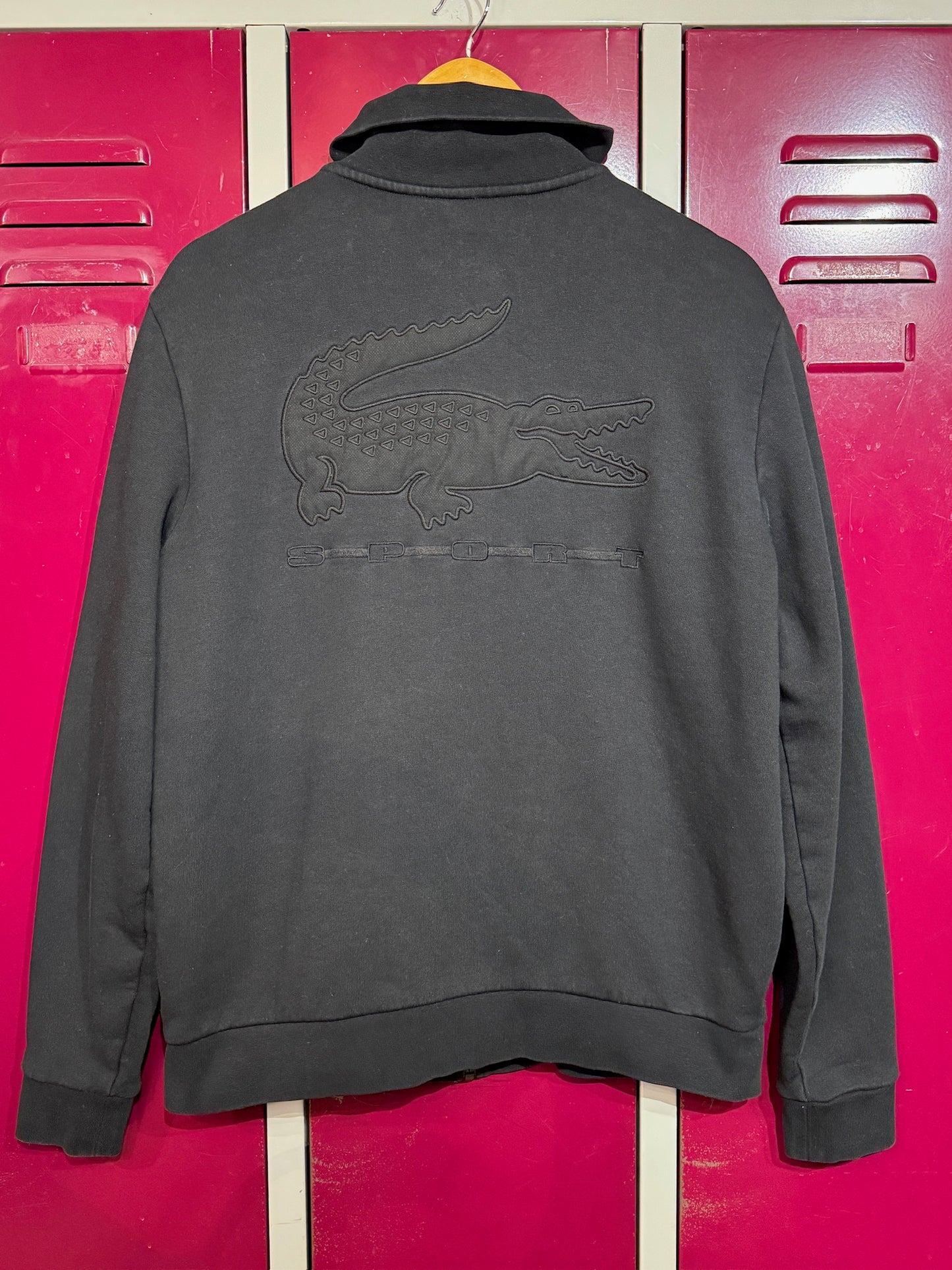 LACOSTE SPORT "DJOKOVIC" TRACKSUIT TOP SZ: 5 / L