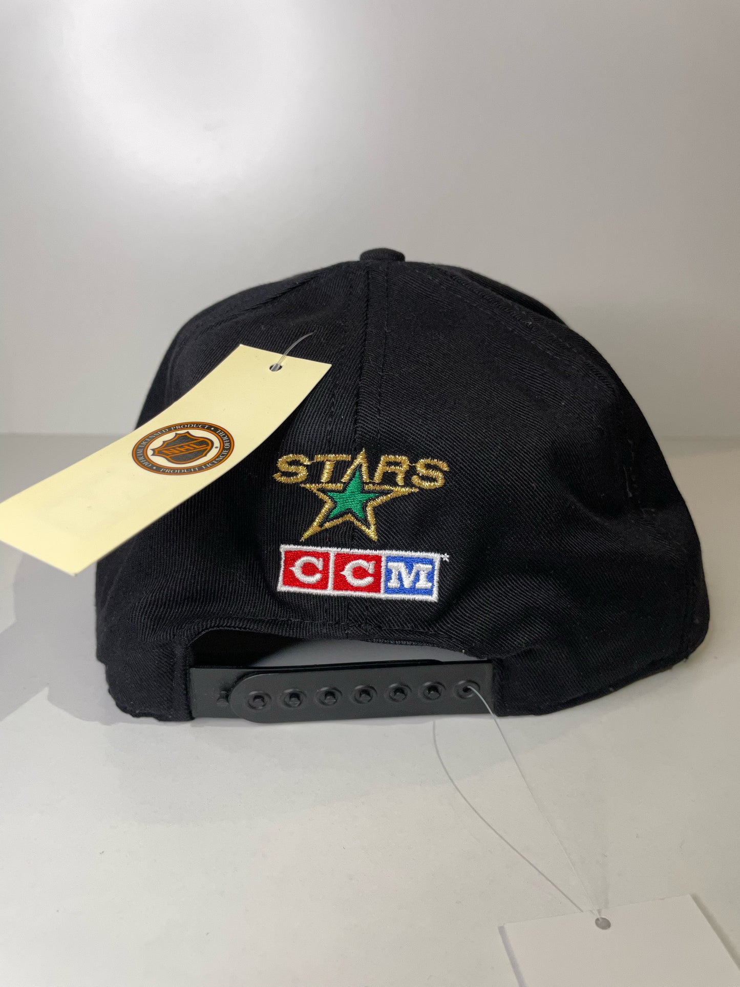 "DS" VINTAGE 90s MINNESOTA STARS CCM SNAPBACK CAP HAT